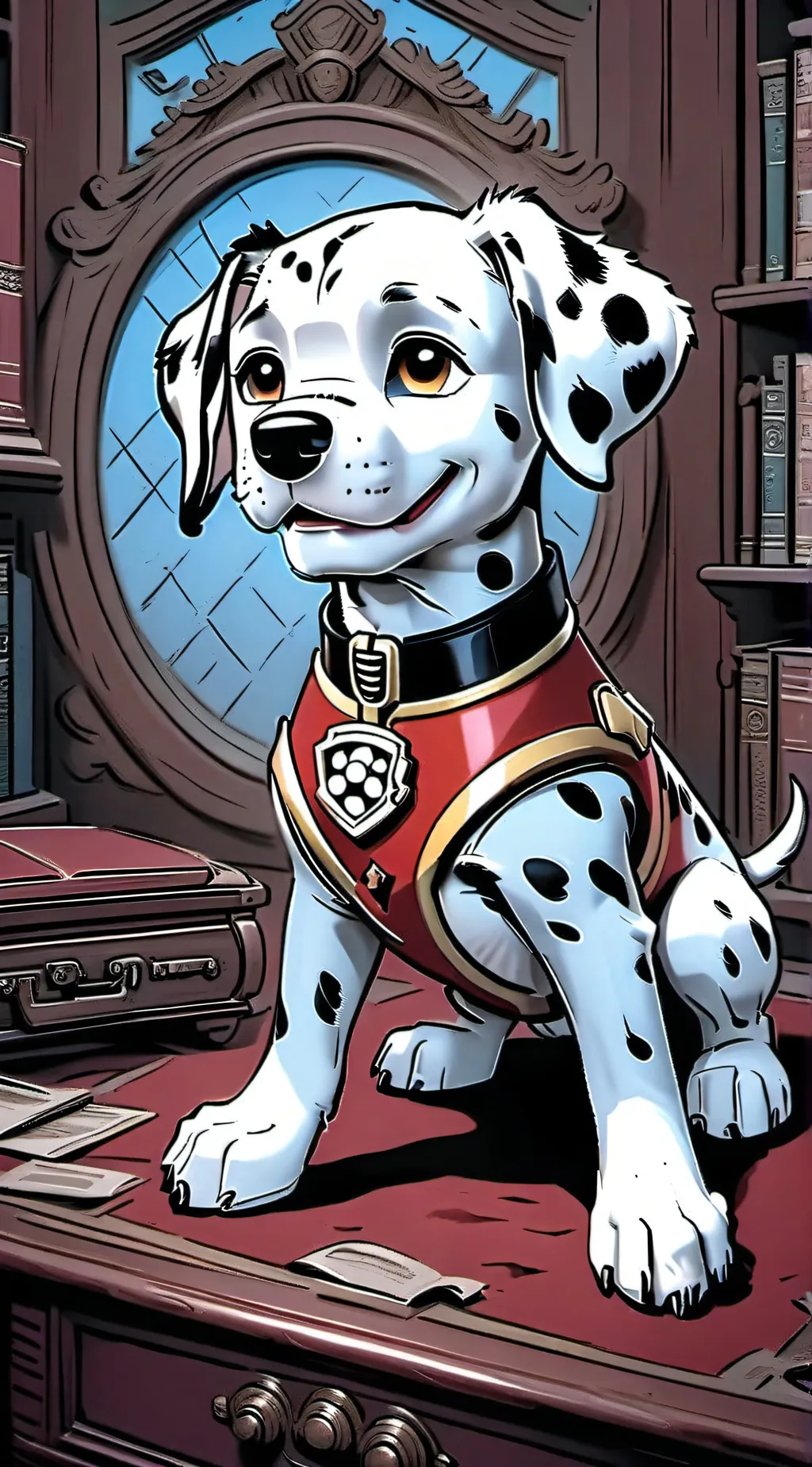 ai character: marshall background