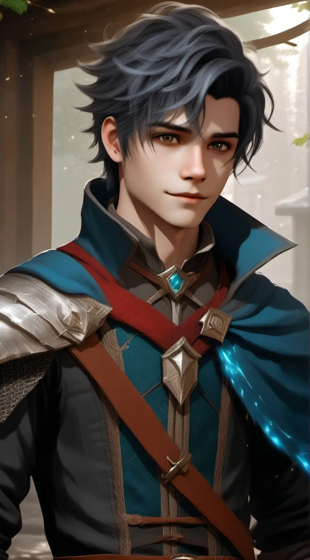 ai character: Robin/String background