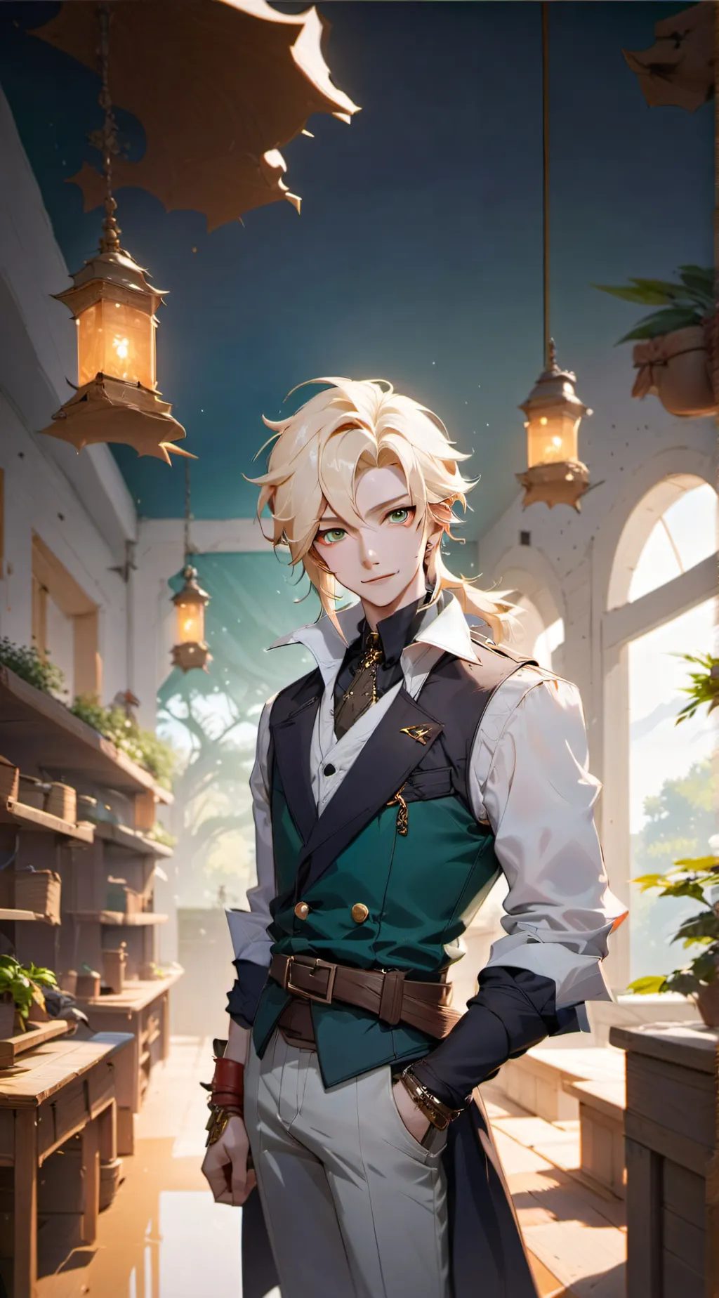 ai character: Prince Nick background