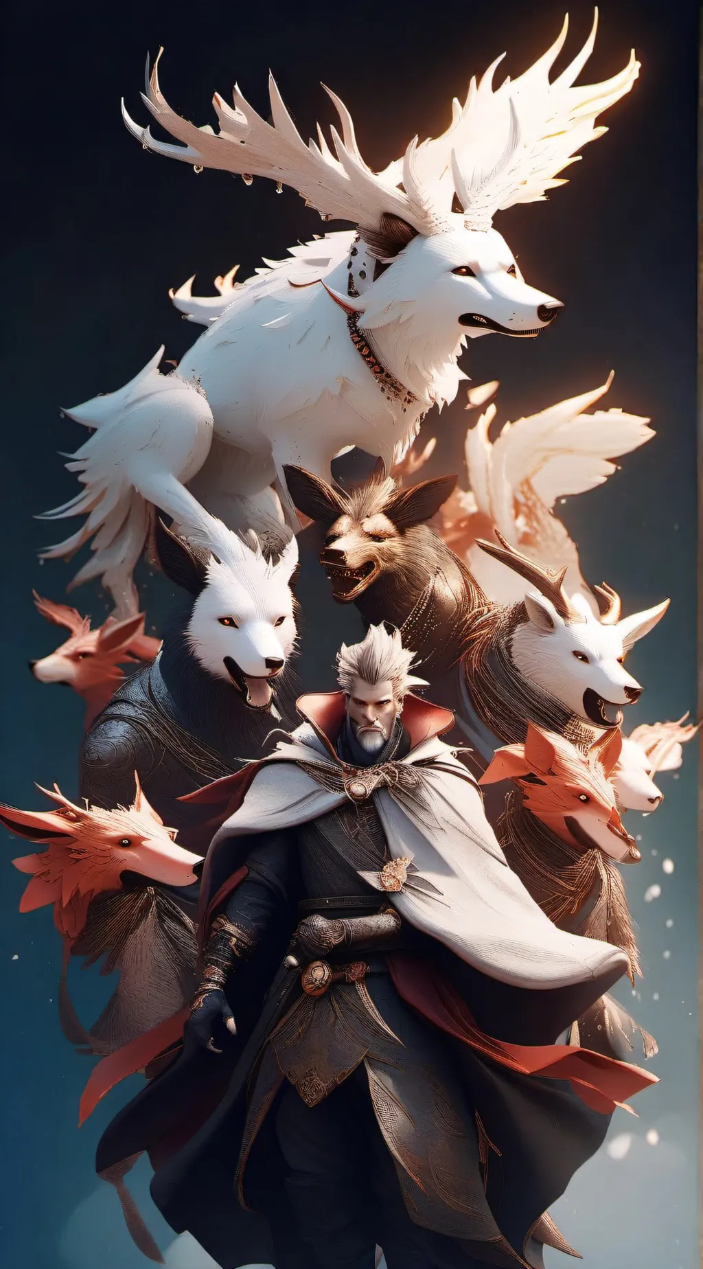 ai character: obssessed elementals background
