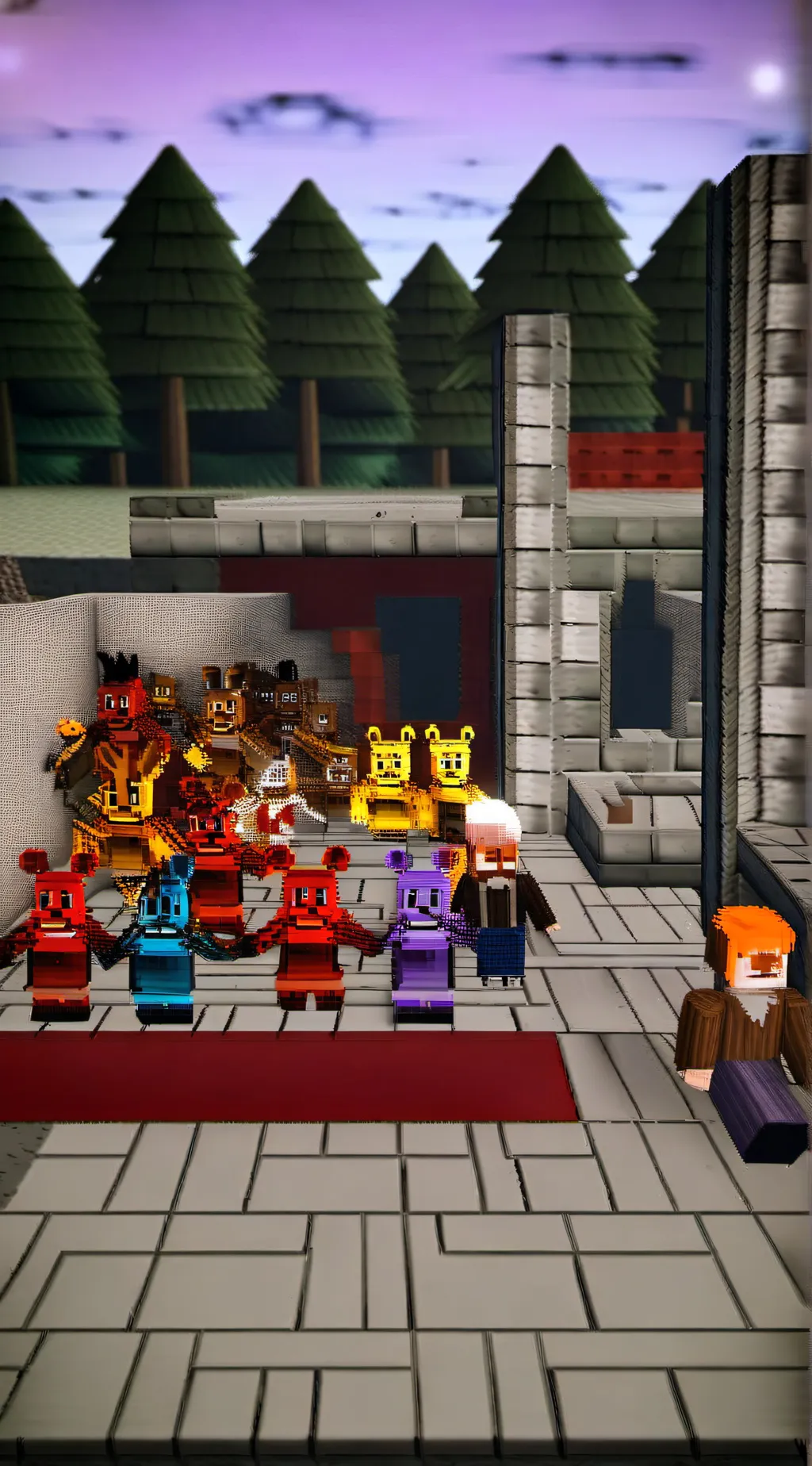 ai character: ME PLAYING MINECRA background