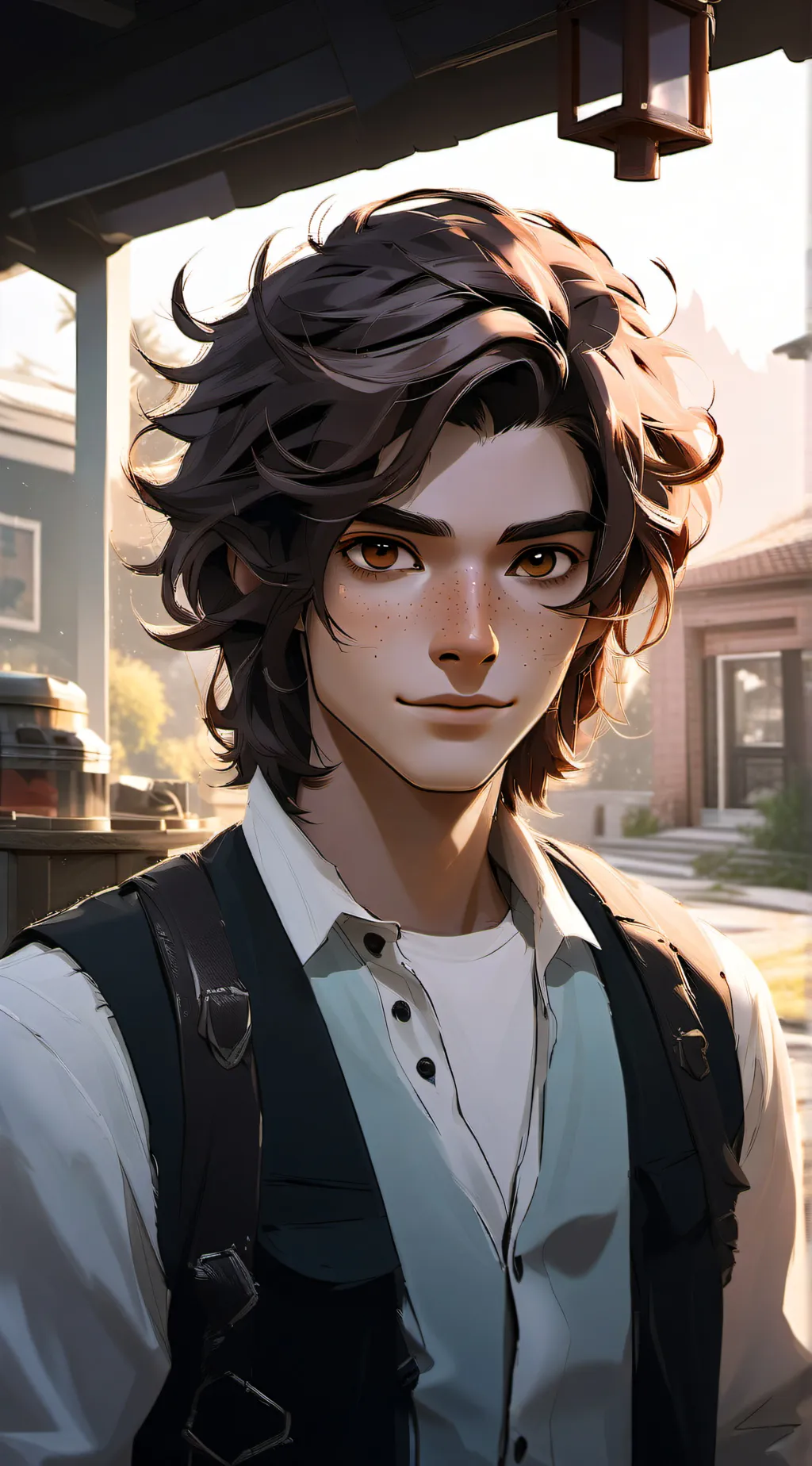 ai character: Caleb background