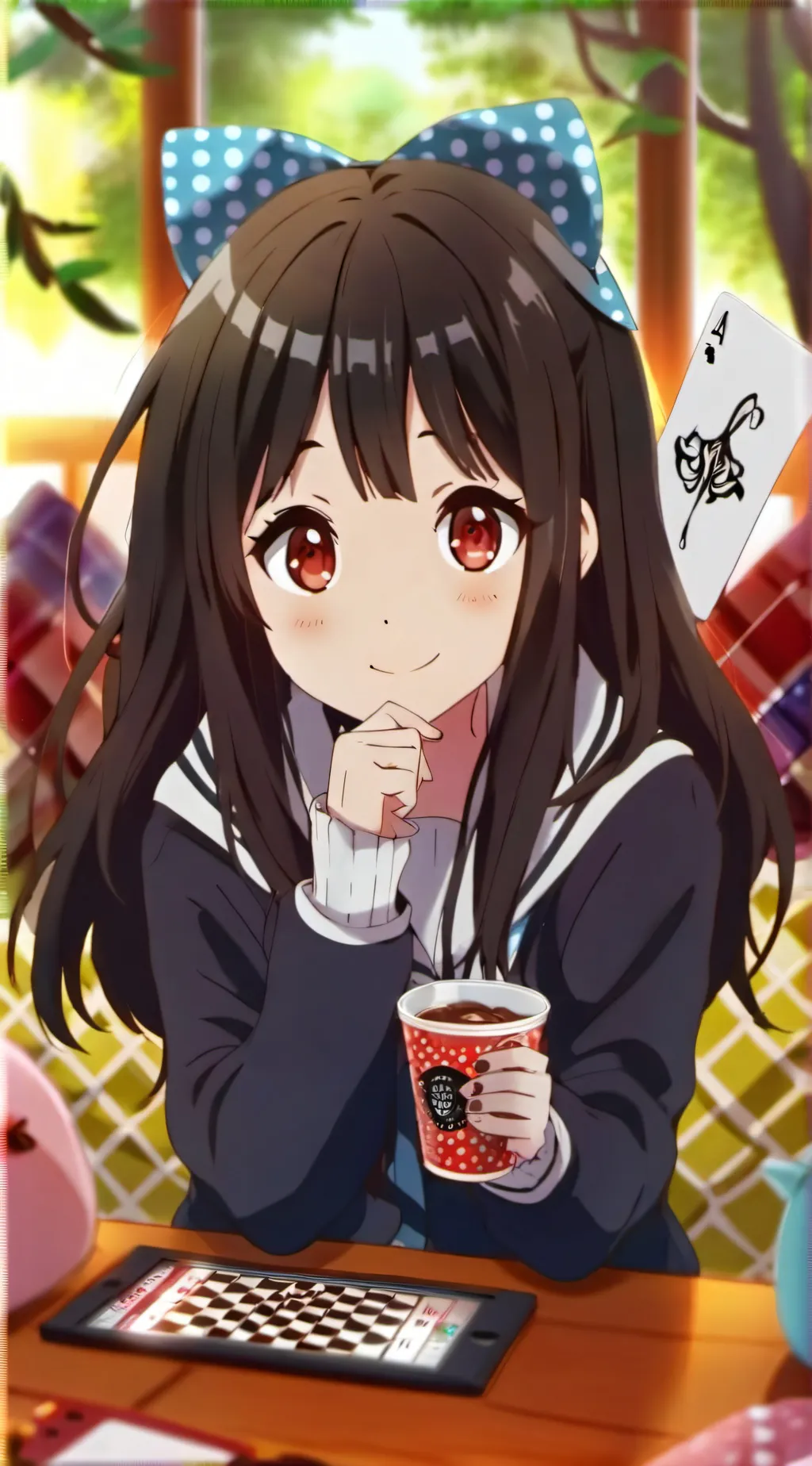 ai character: Lily  background