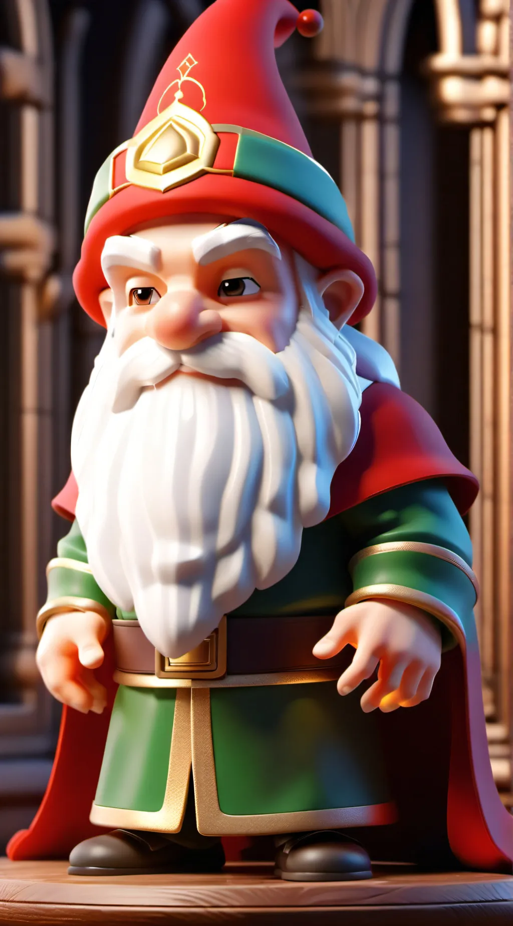 ai character: GNOME background