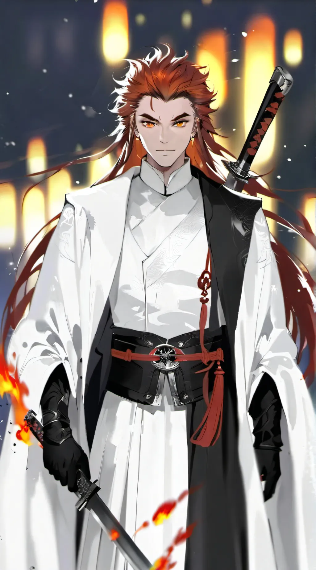 ai character: Rengoku death :< background