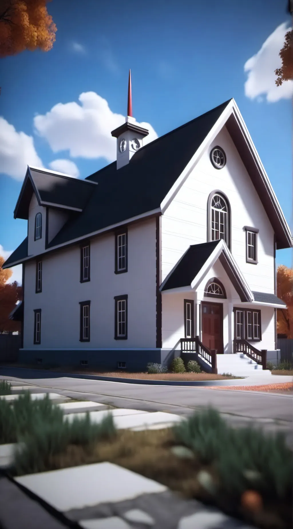 ai character: miss circle      background