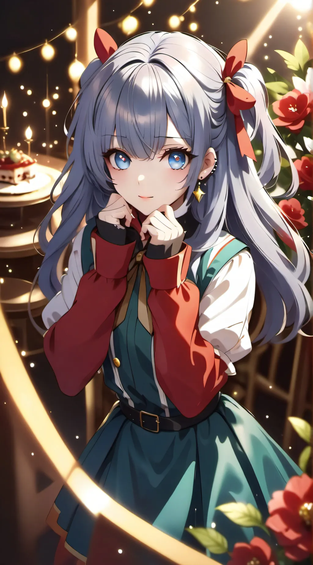 ai character: Mha new girl background