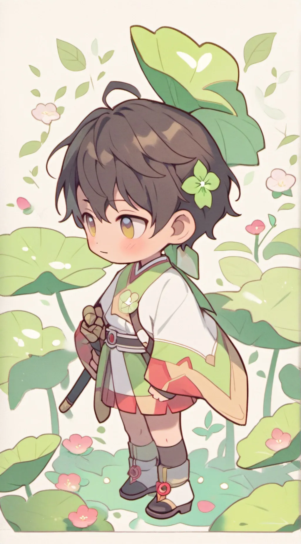 ai character: Geoff (chibi) background