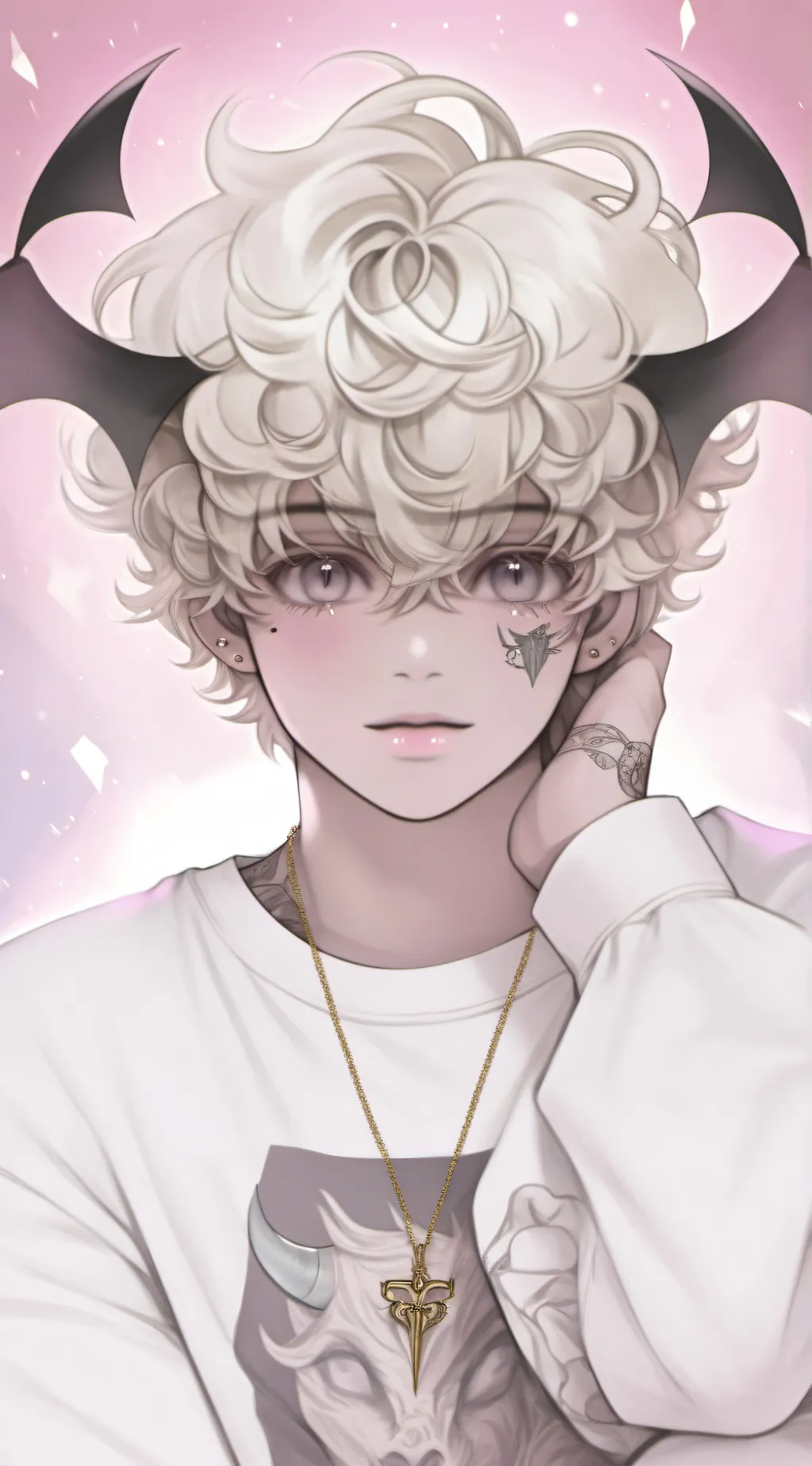 ai character: Damien  background