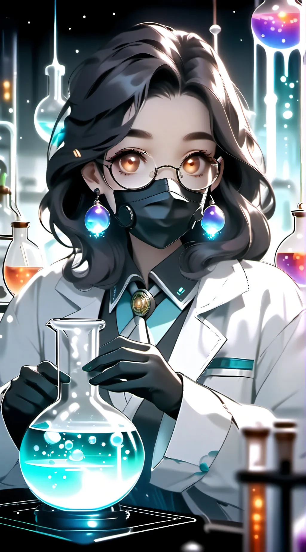 ai character: Luna background