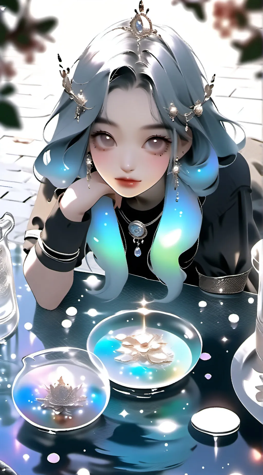 ai character: Ashley background