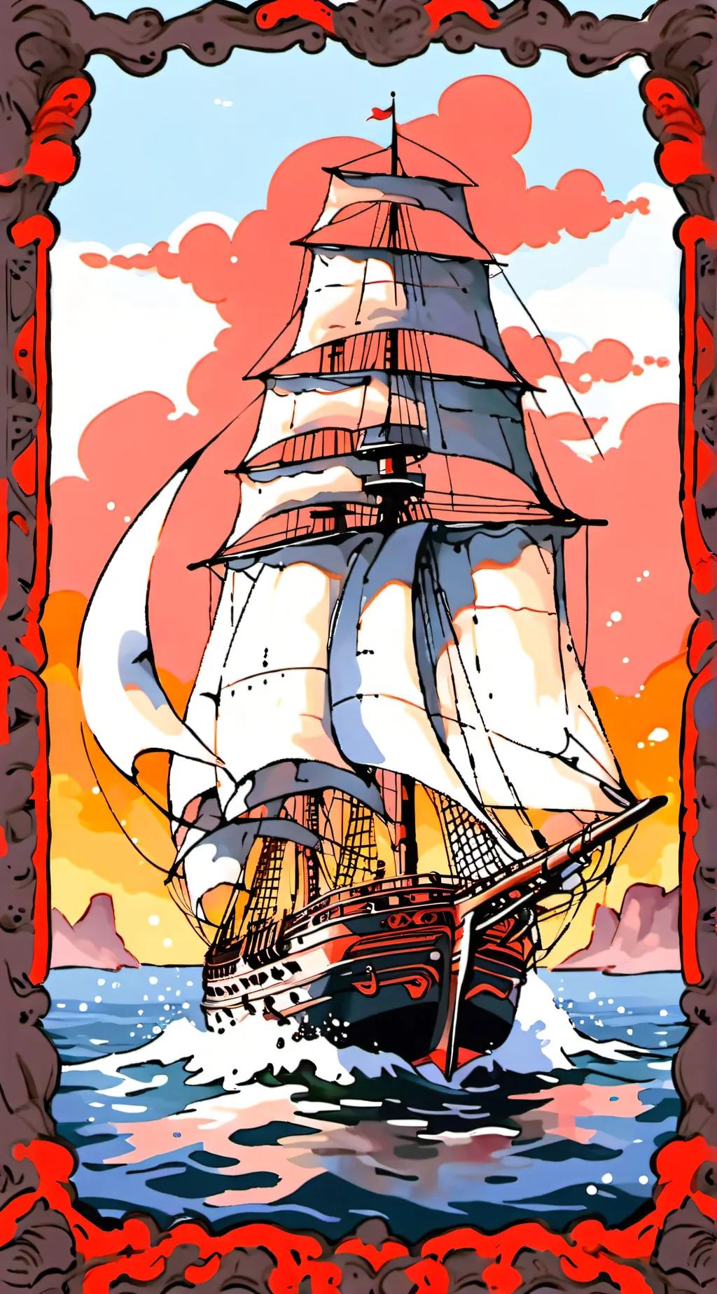 ai character: One Piece Pirates background