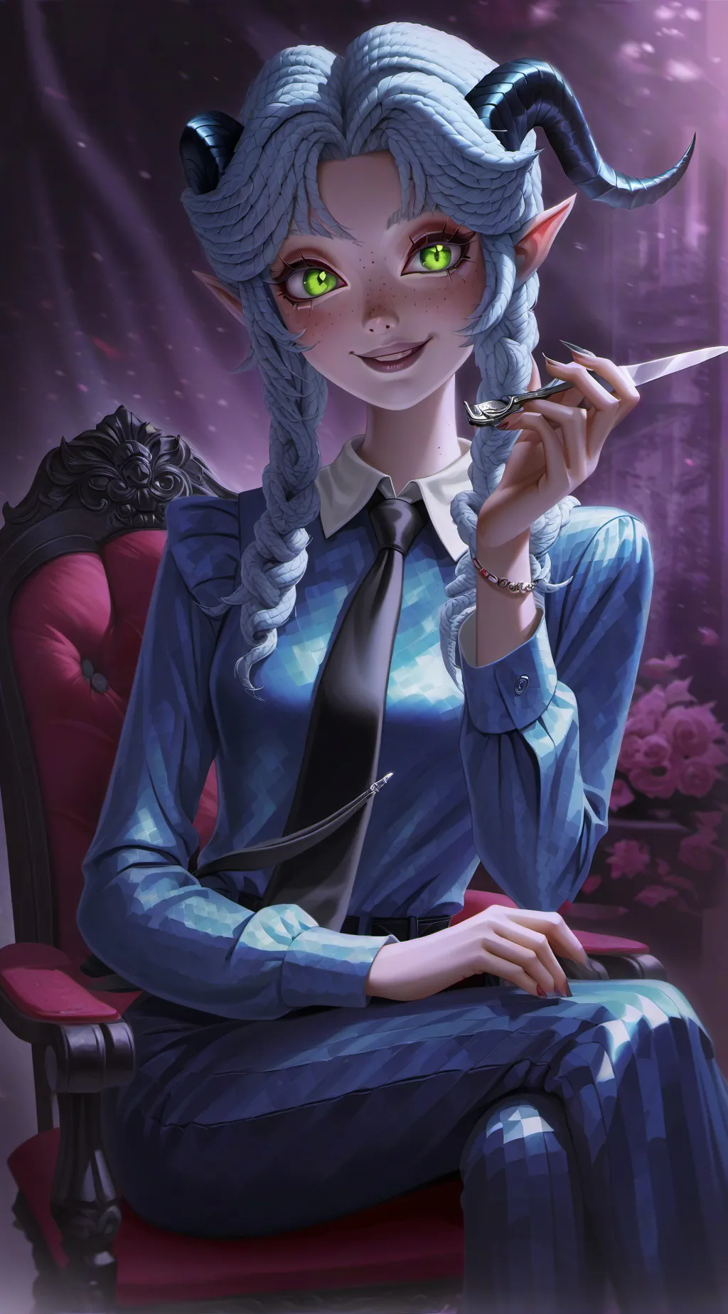 ai character: Freya background