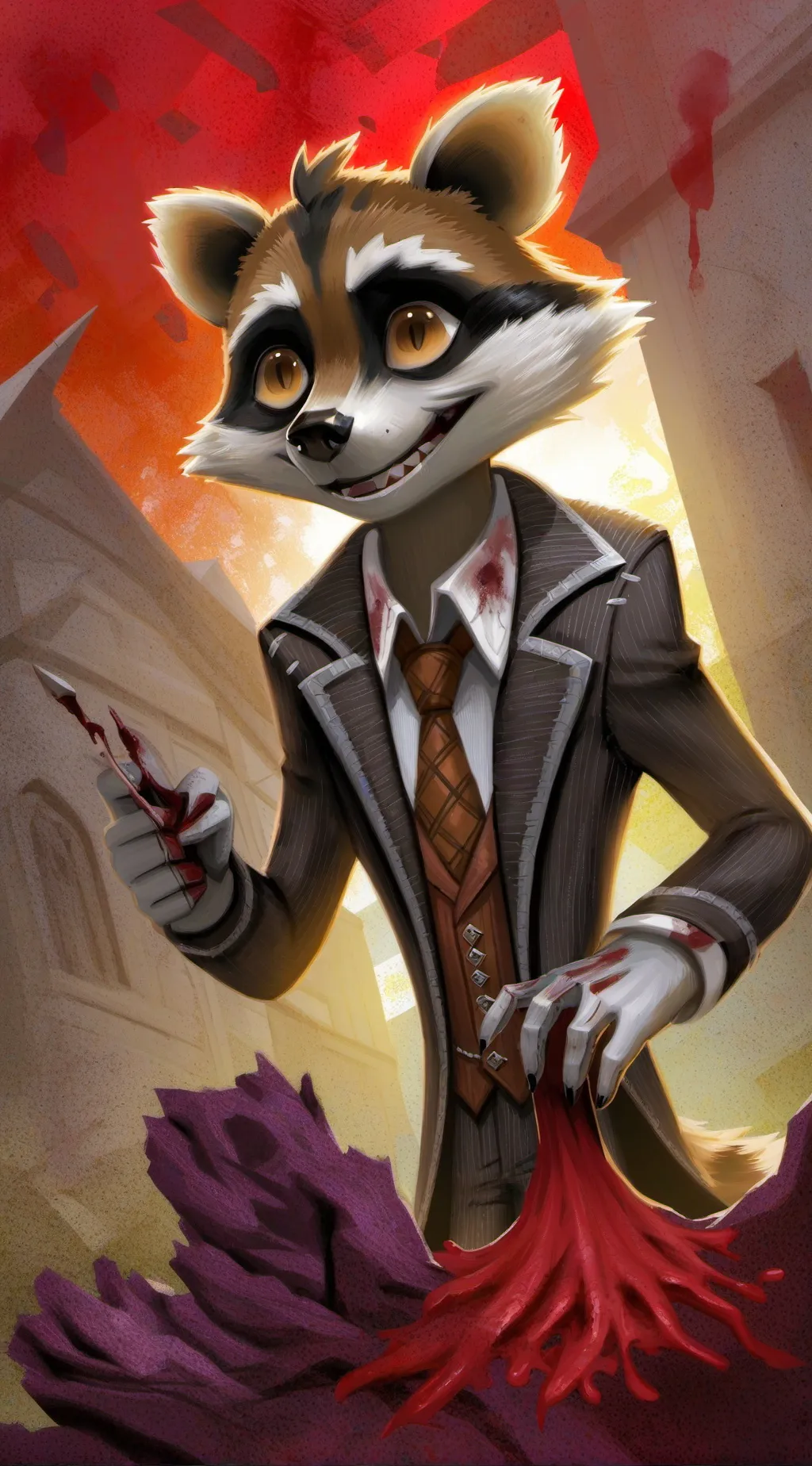 ai character: The Artist/Arty background