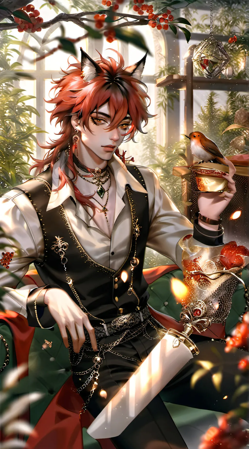 ai character: Bean  background