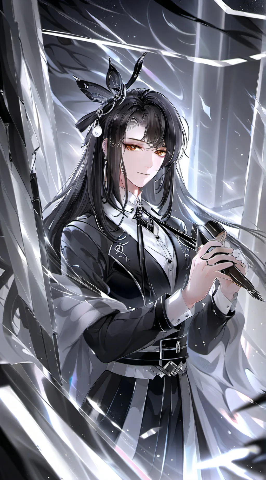 ai character: woman’trio background