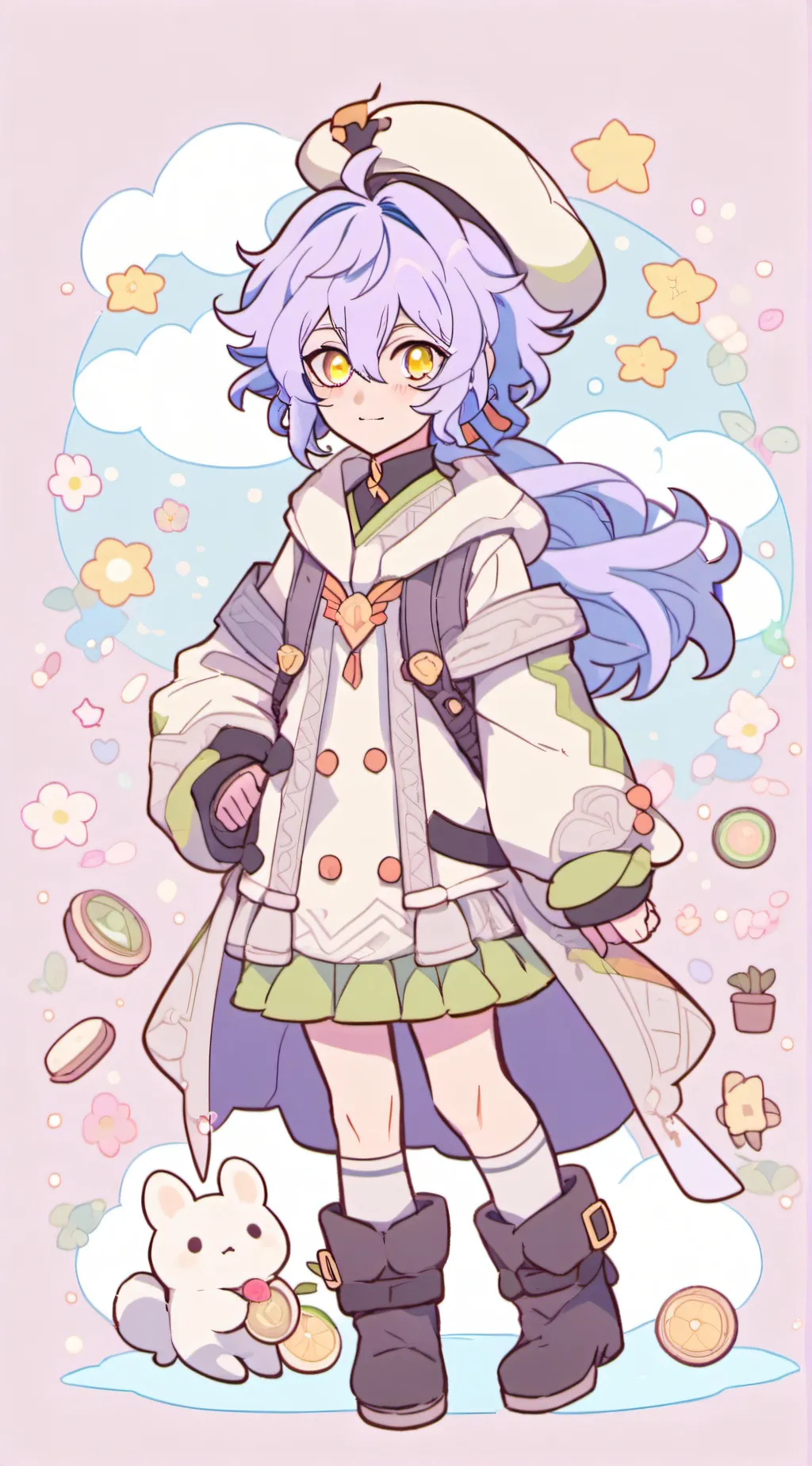 ai character: Lilo Iris background