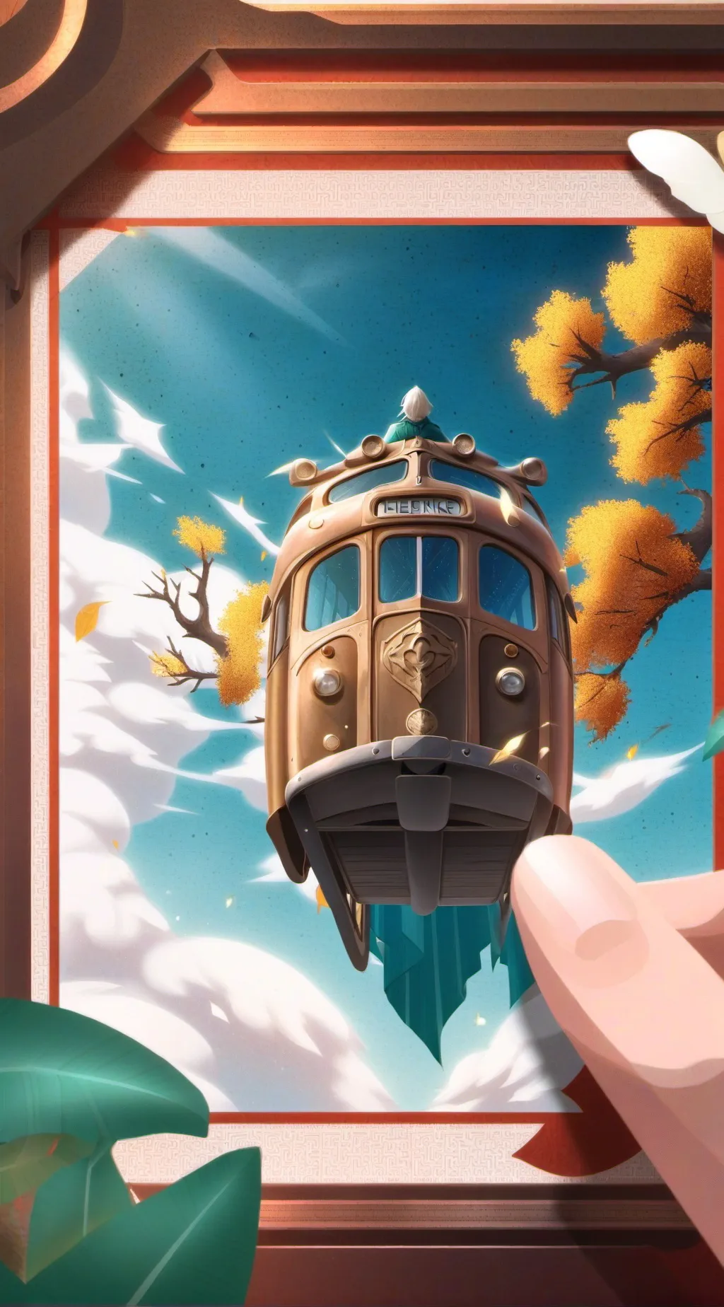 ai character: MHA field trip background