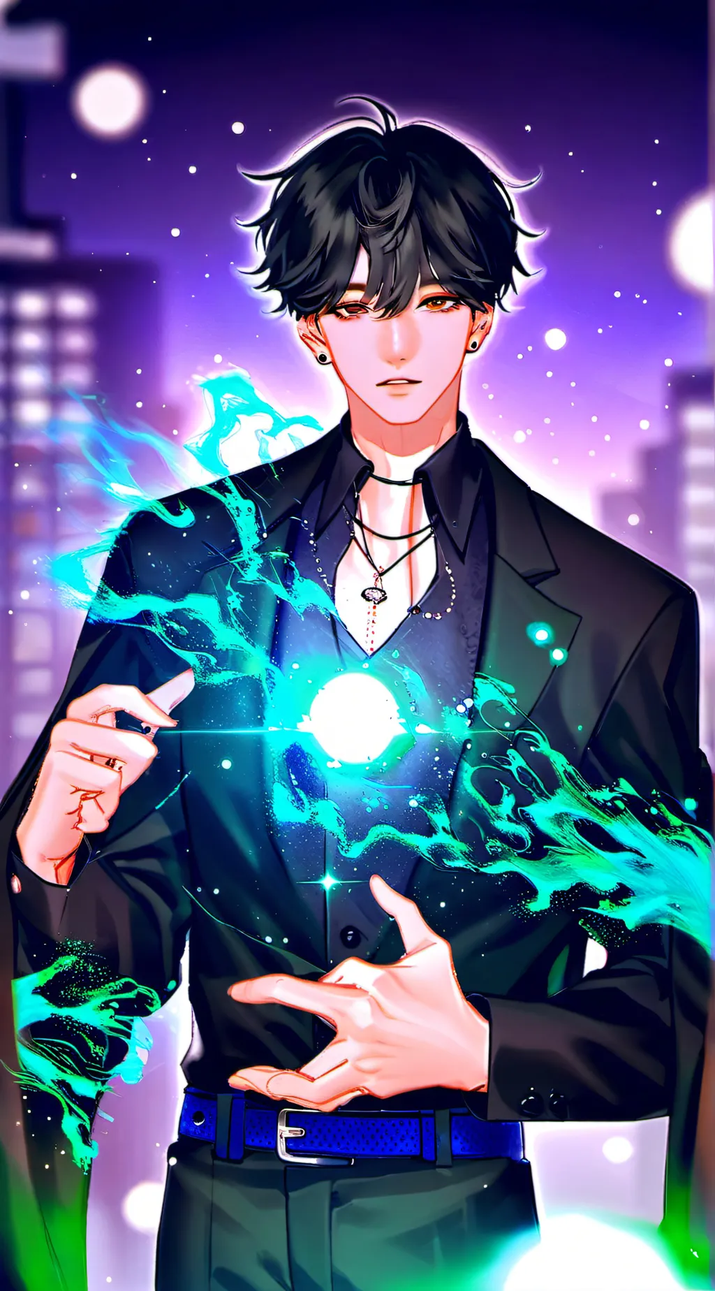 ai character: Demon background