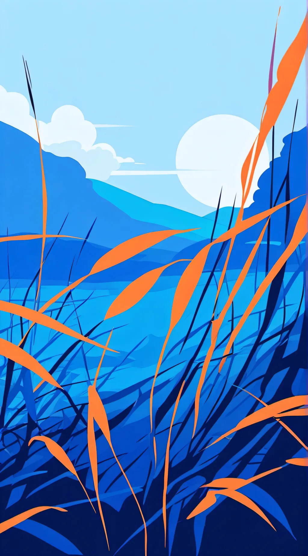 ai character: Grass background