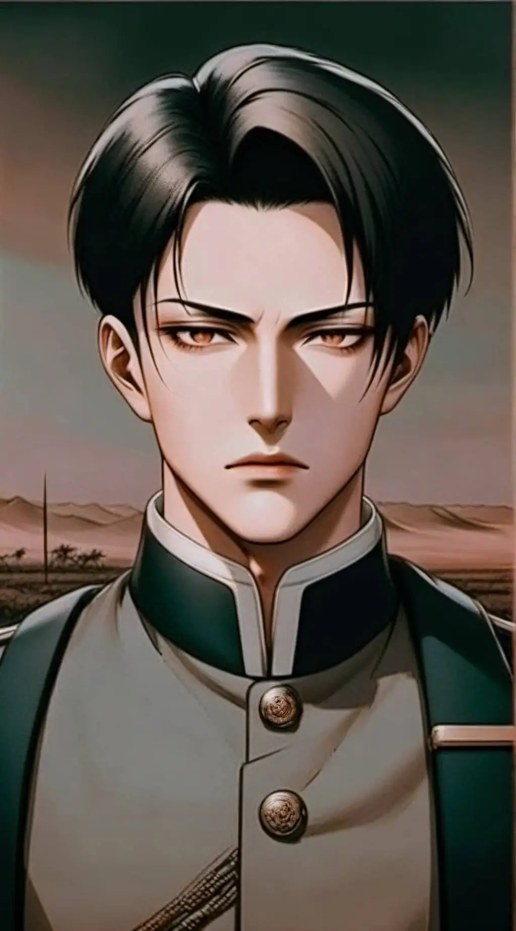 ai character: Levi Ackerman background