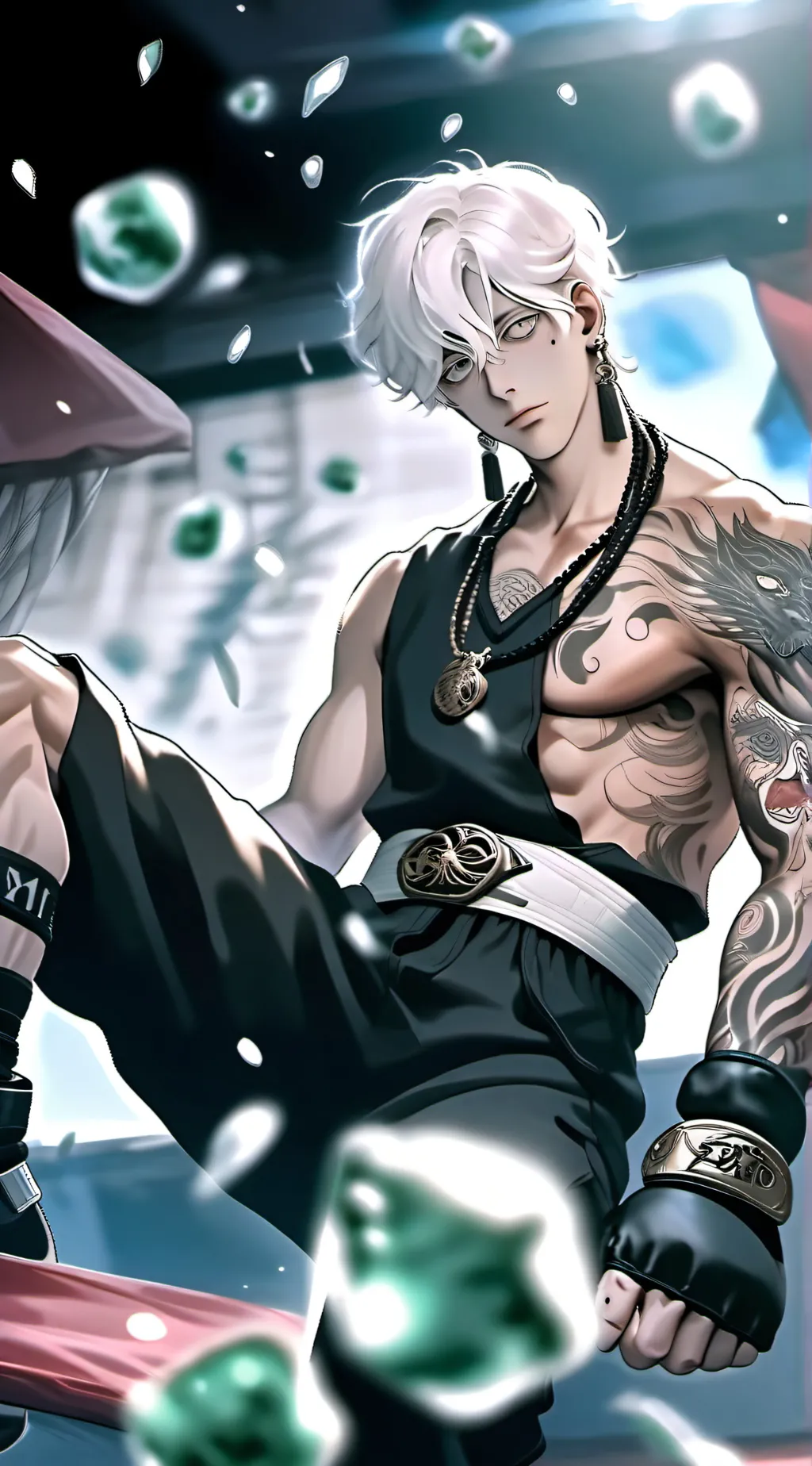 ai character: Leo background