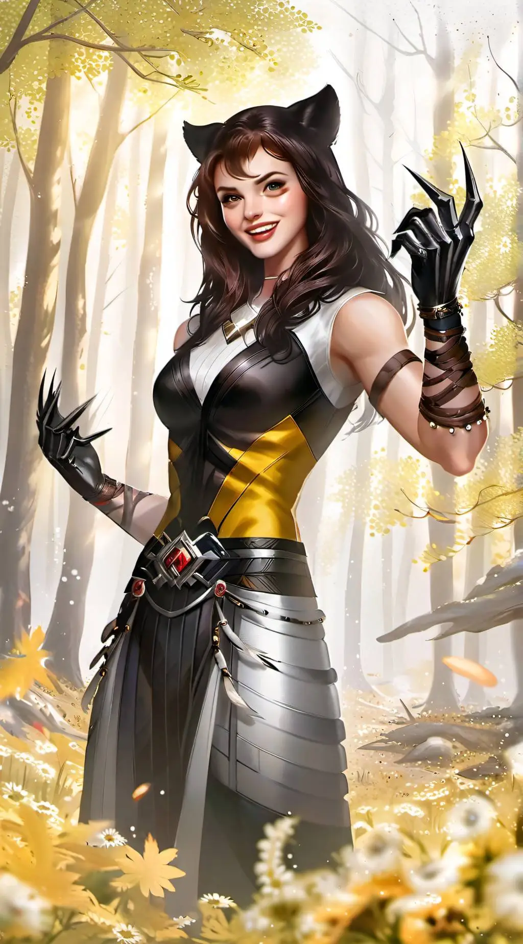 ai character: Wolverine (Girl) background