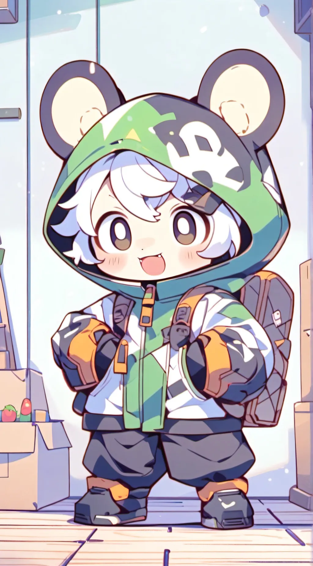 ai character: Catnap  background