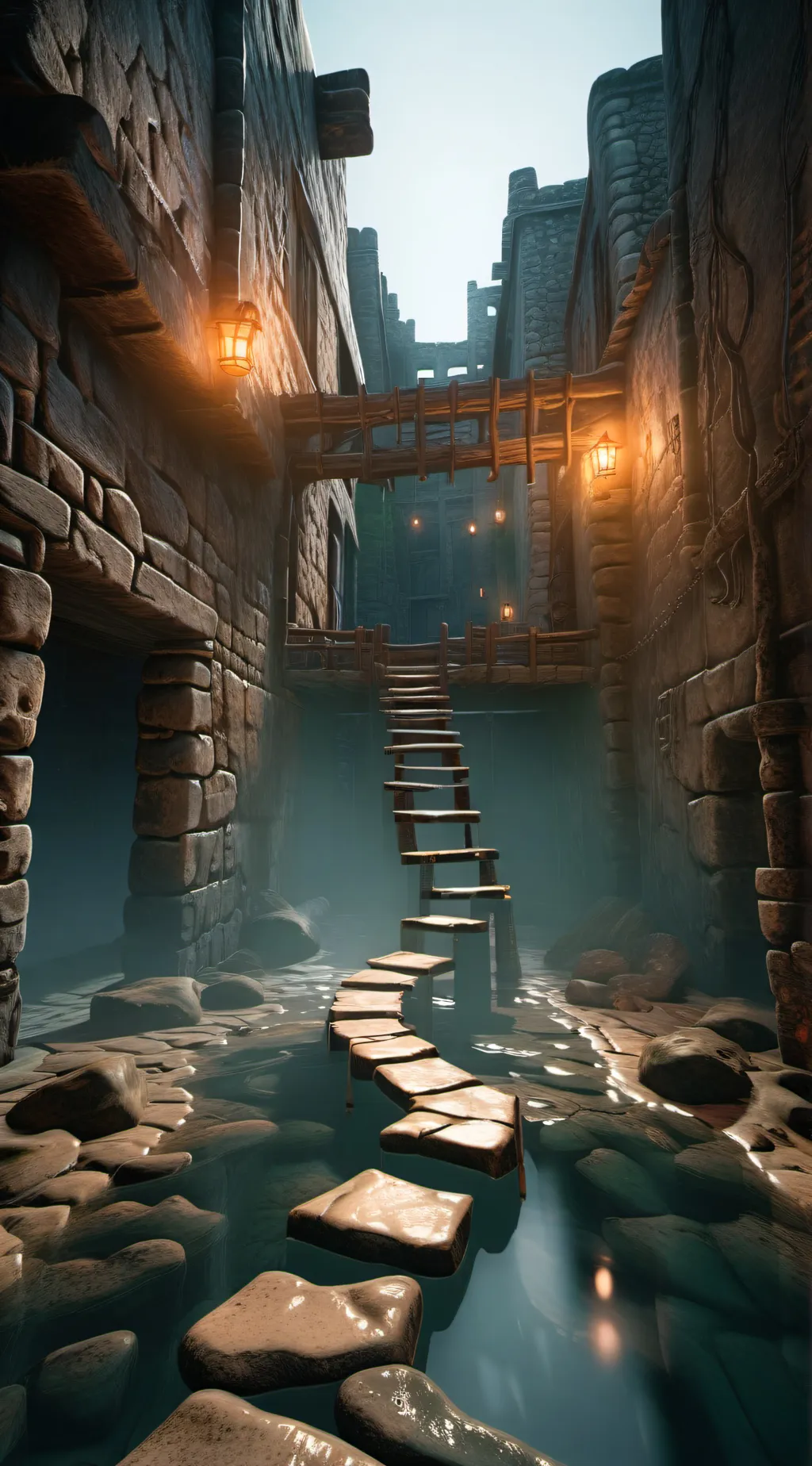 ai character: Dungeon with Mha background