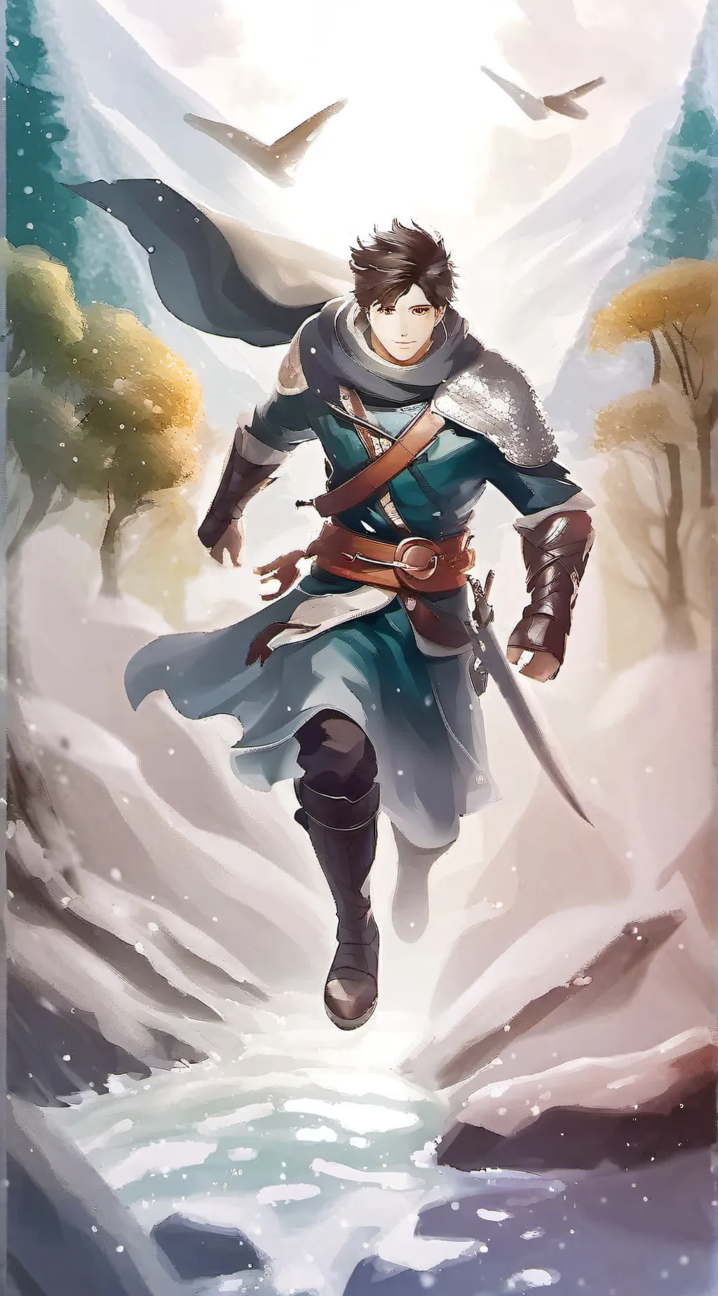ai character: luke  background