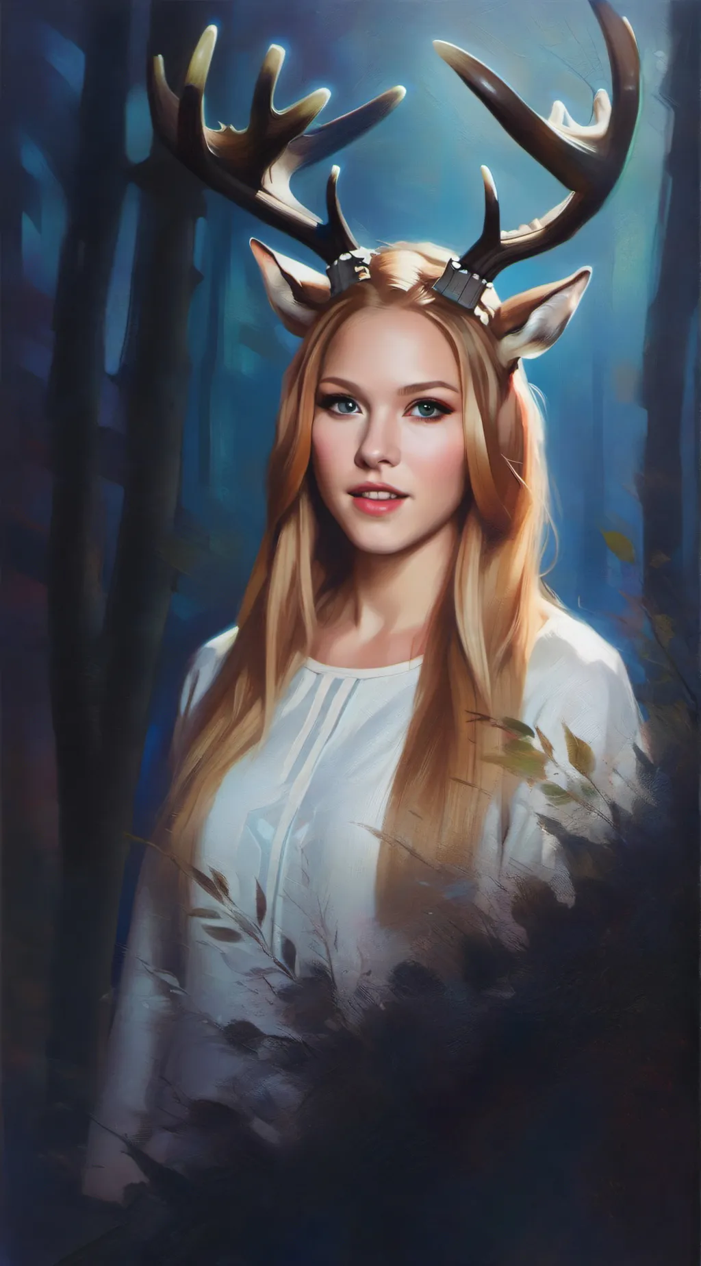 ai character: Courtney Faerie background