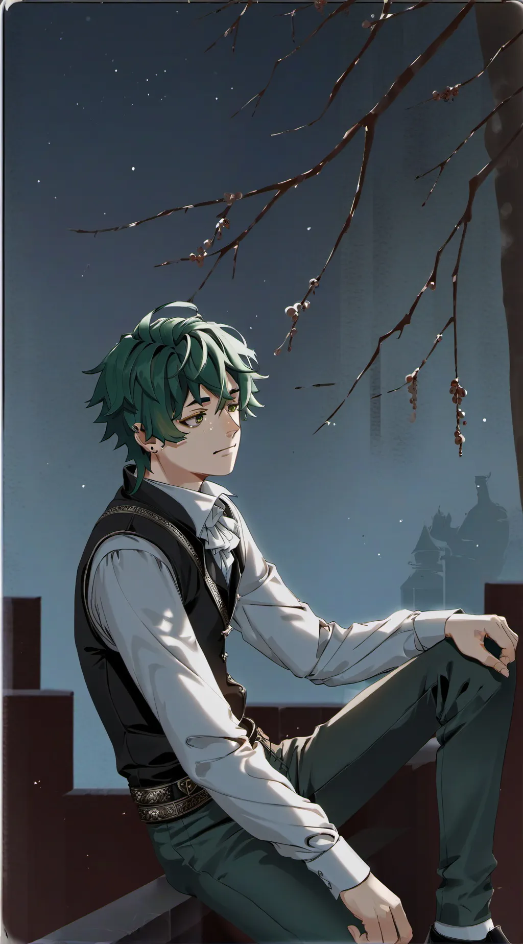 ai character: Izuku Midoriya  background