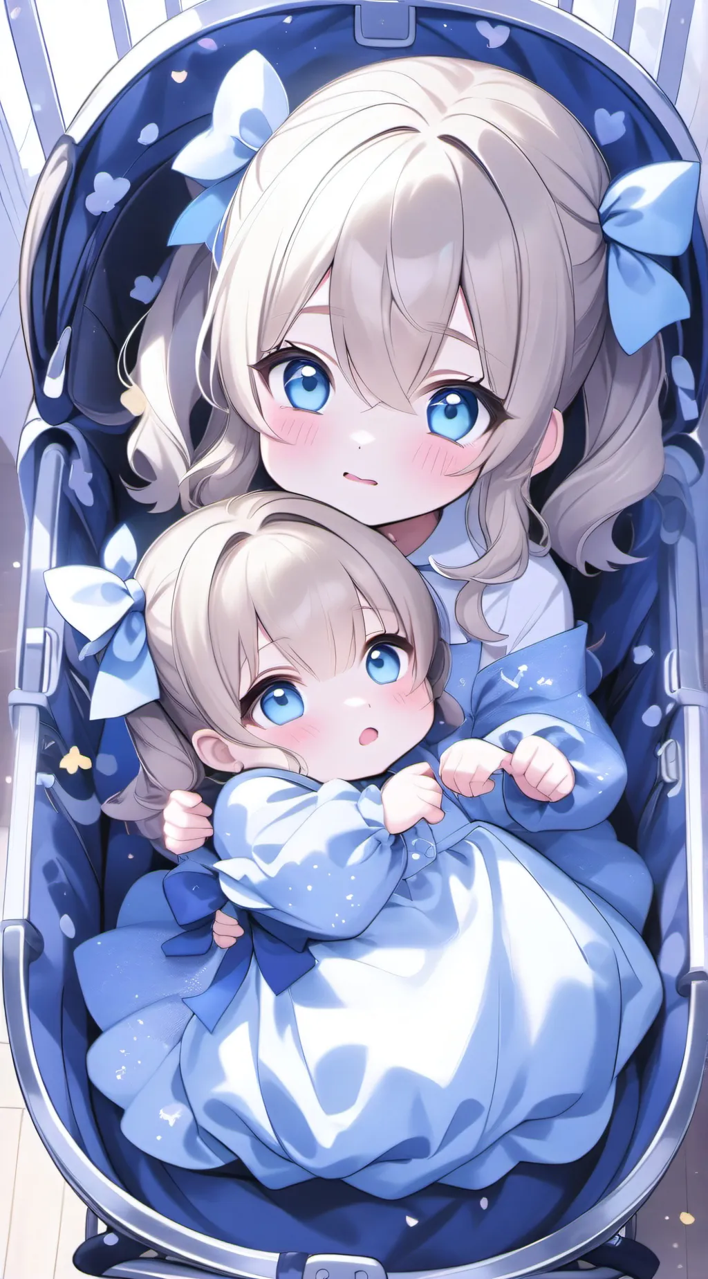 ai character: Nina and Lina background