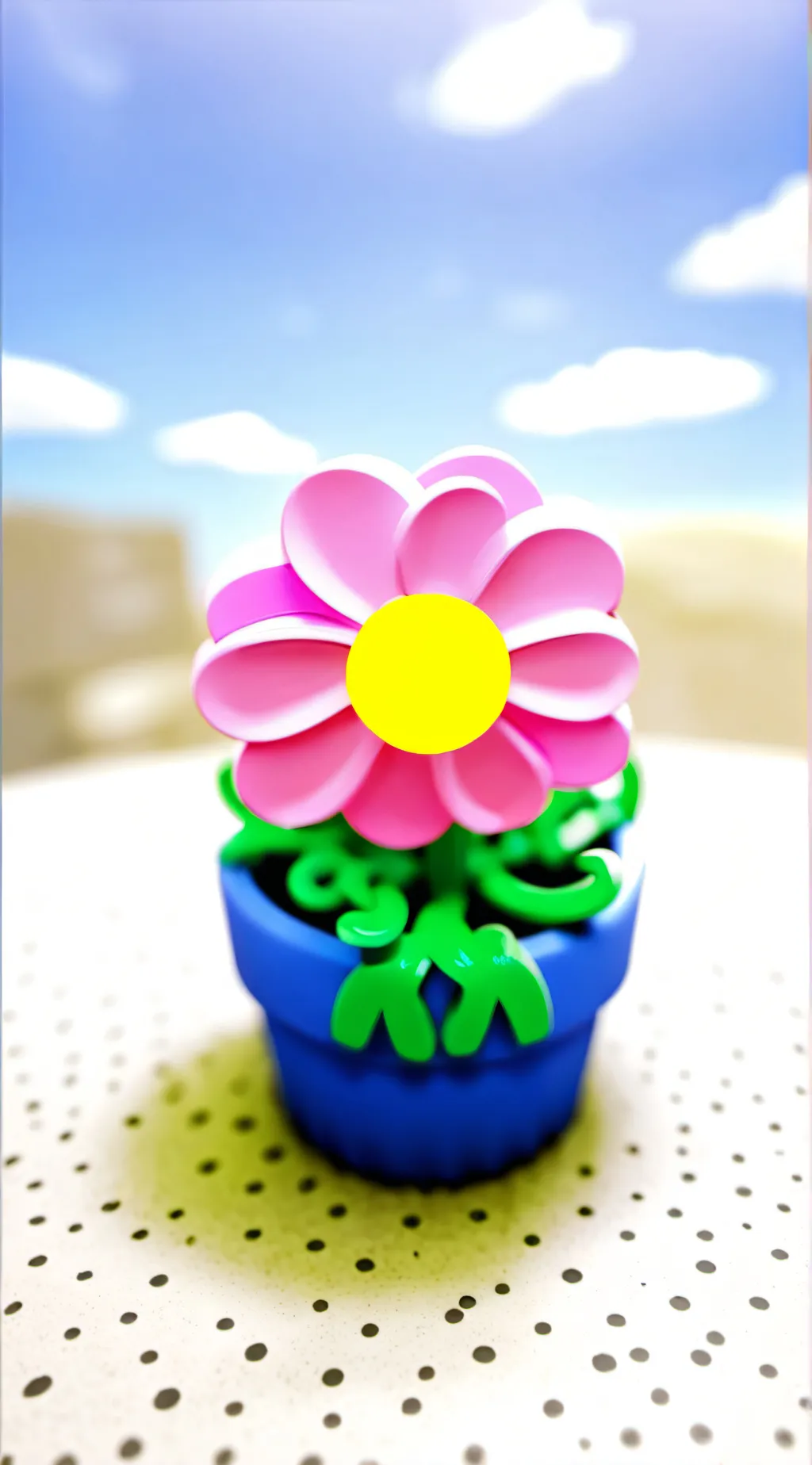 ai character: DANDYS WORLD background
