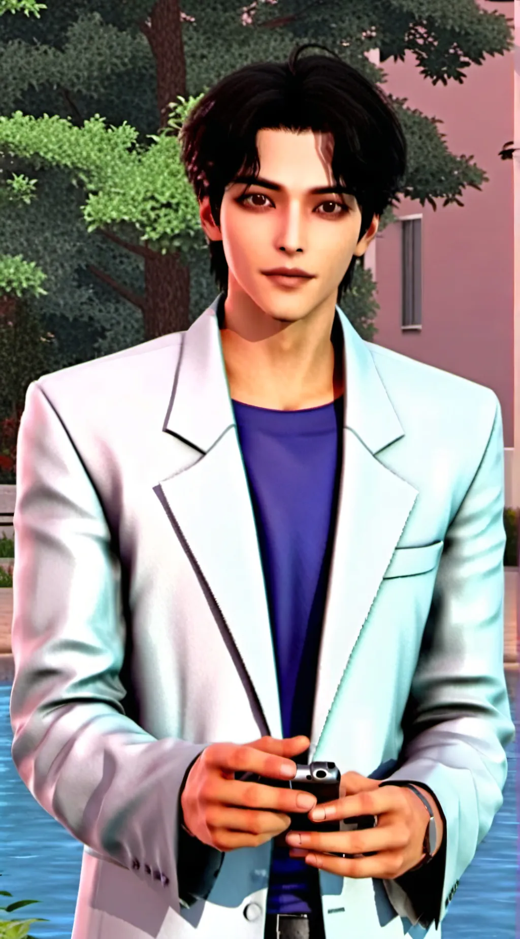 ai character: Boy background