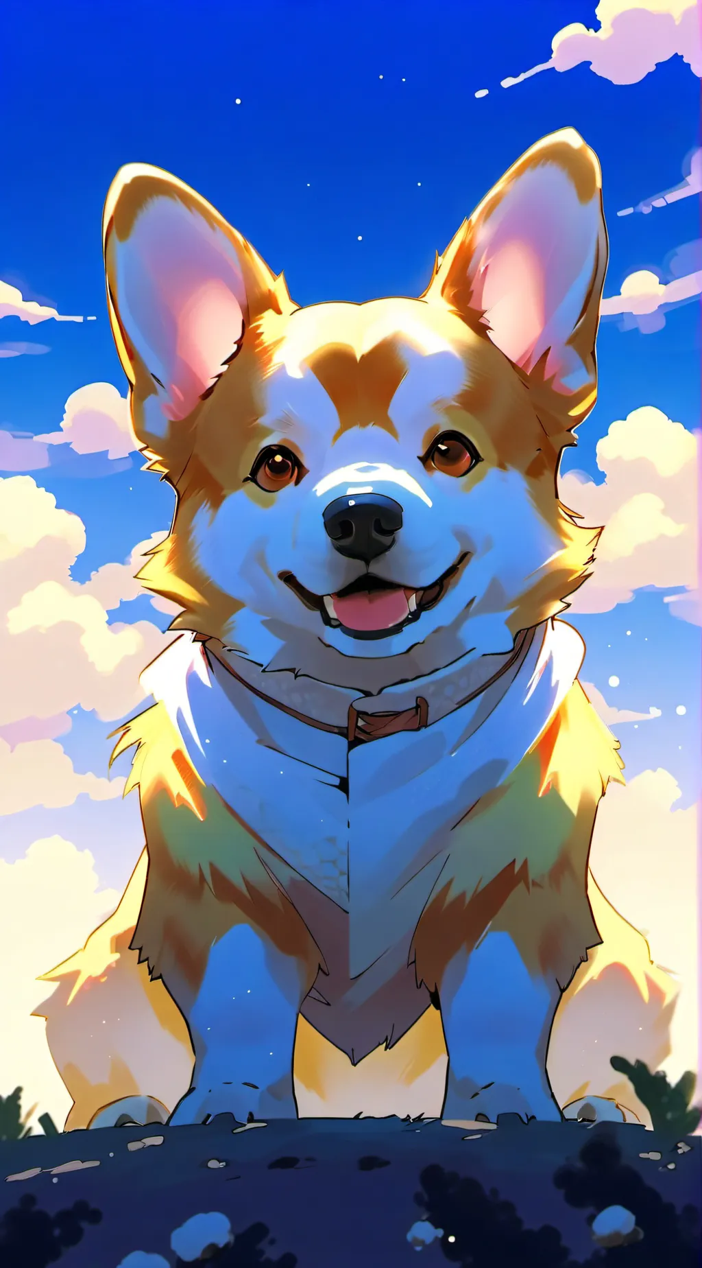 ai character: Chikin Nuggit background