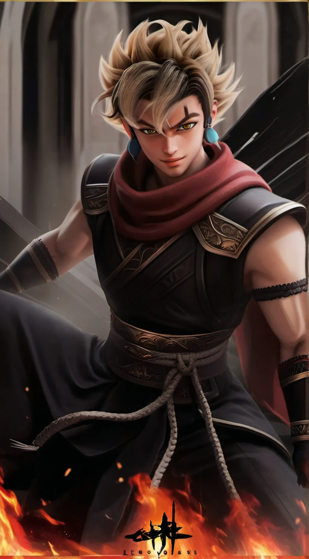 ai character: Yin background