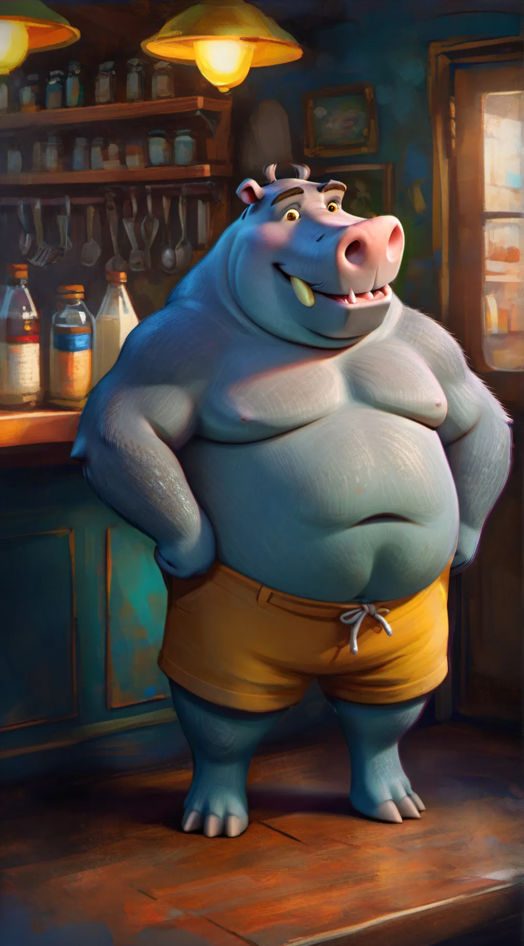 ai character: Pablo background