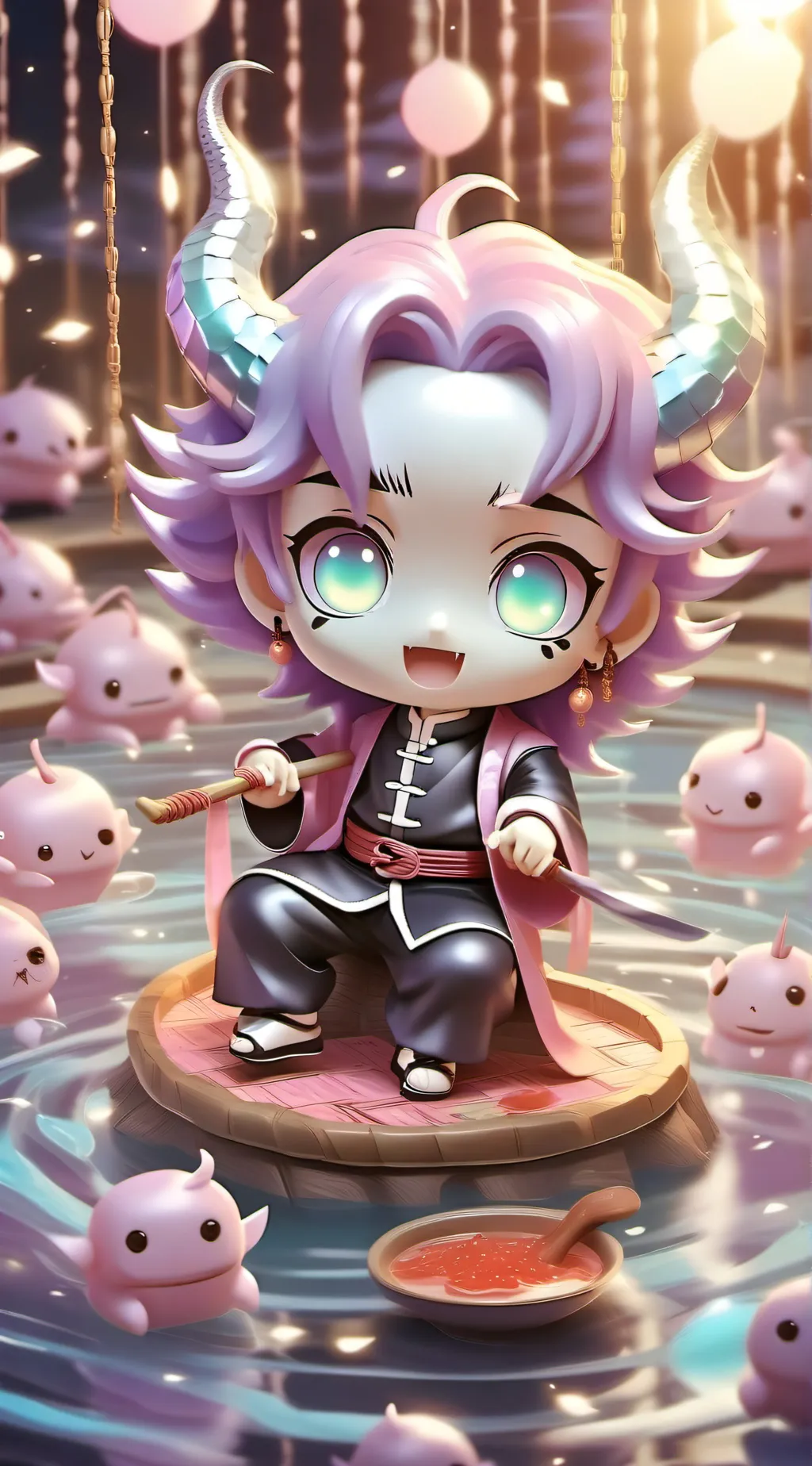 ai character: demon Slayer 😄😂 background