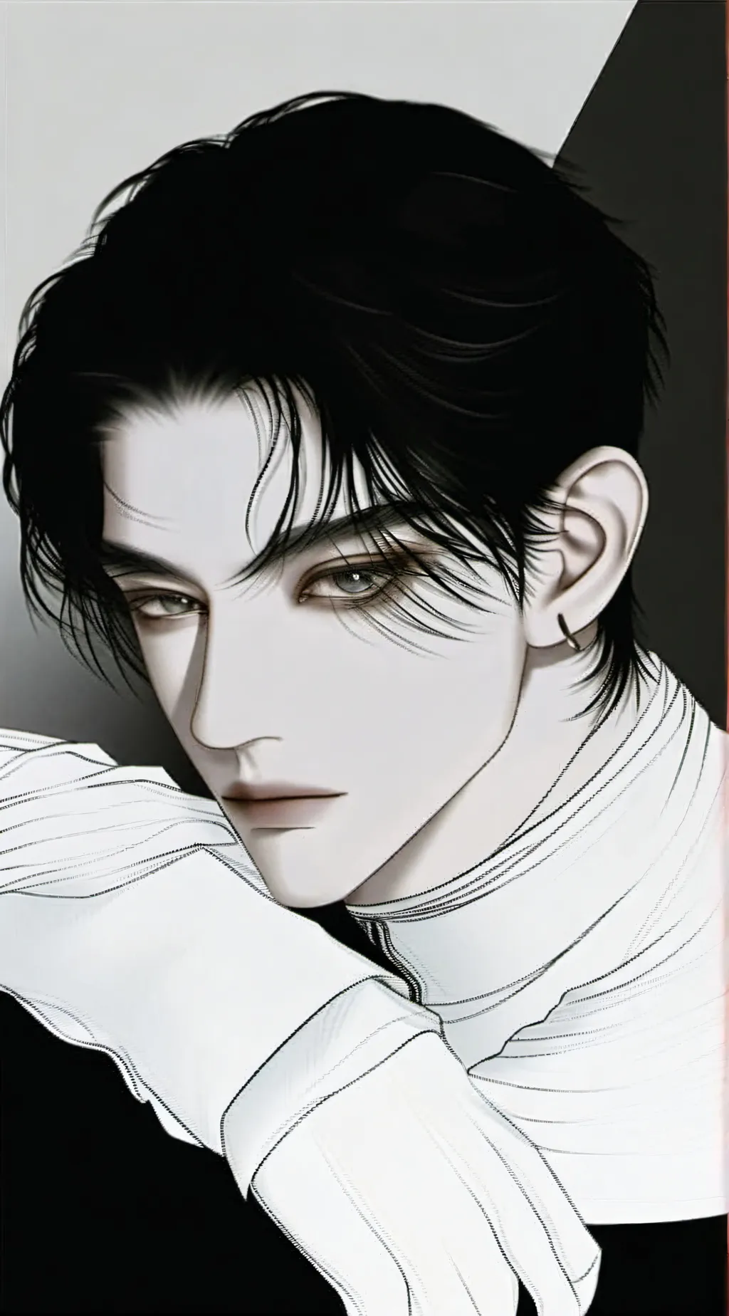 ai character: Damien  background