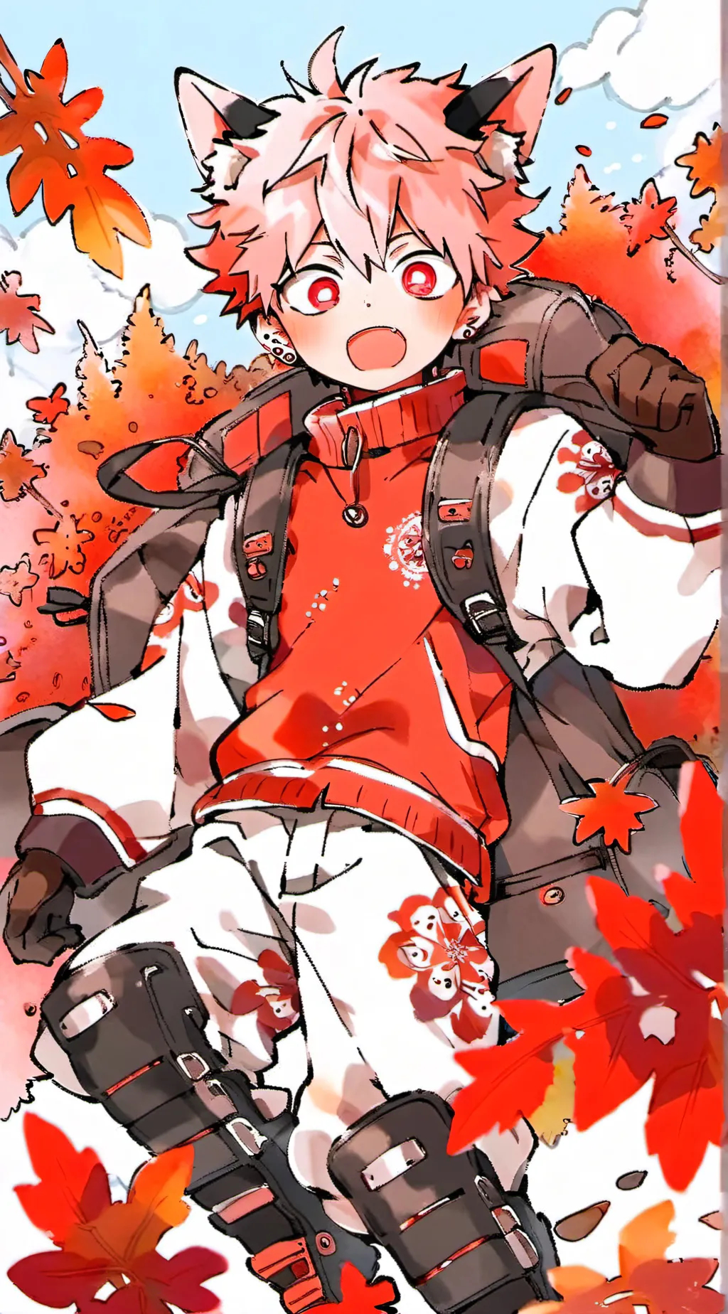 ai character: Bakugo background