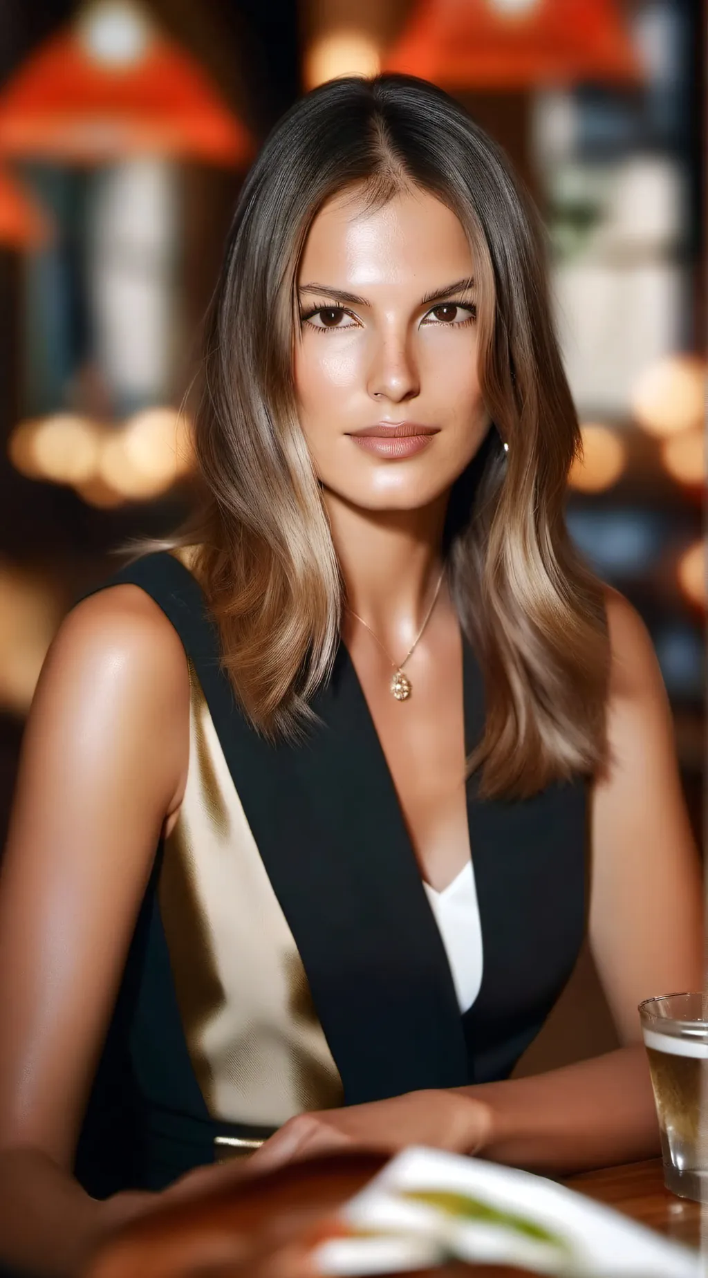 ai character: Alessandra  background