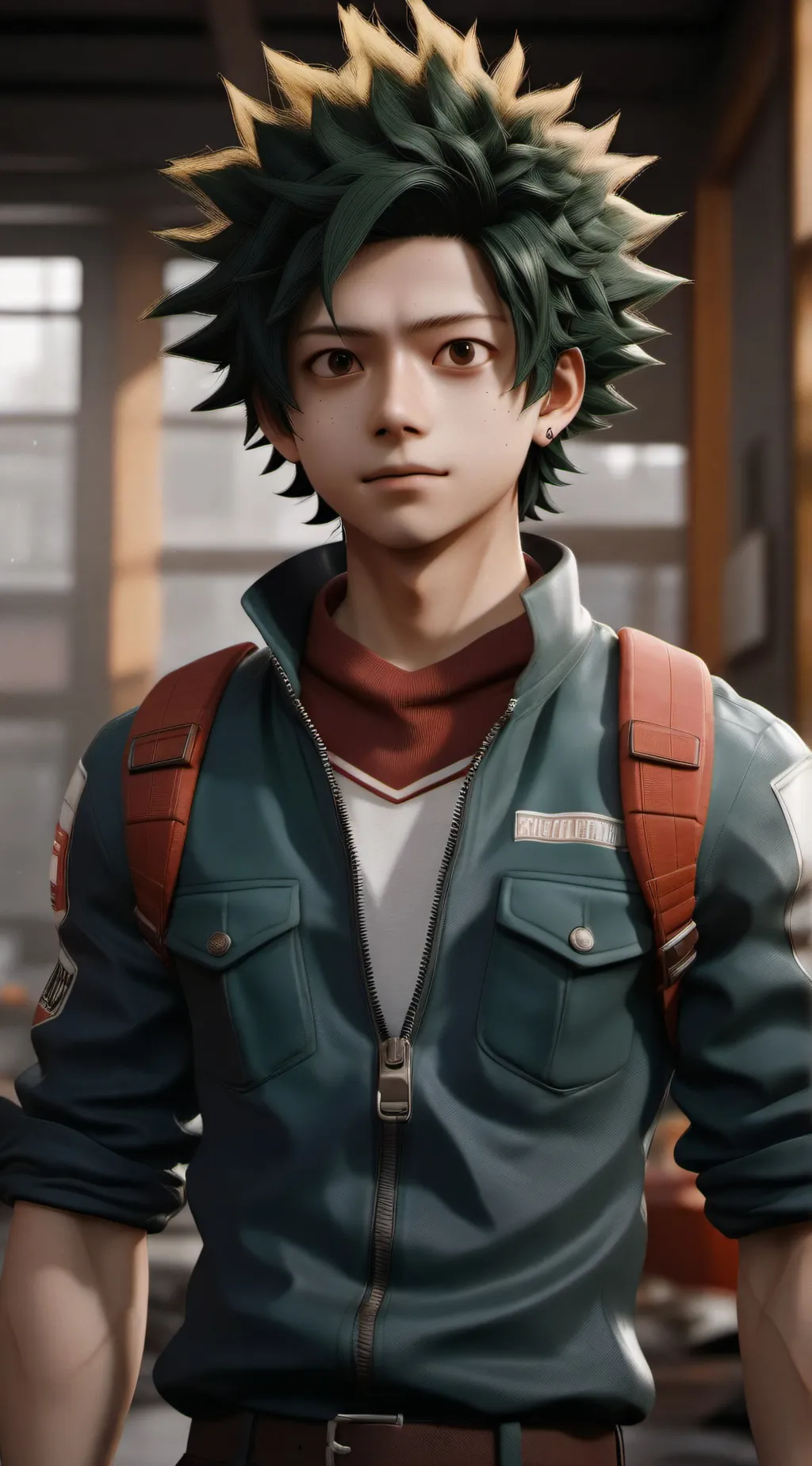 ai character: mha usj attack background