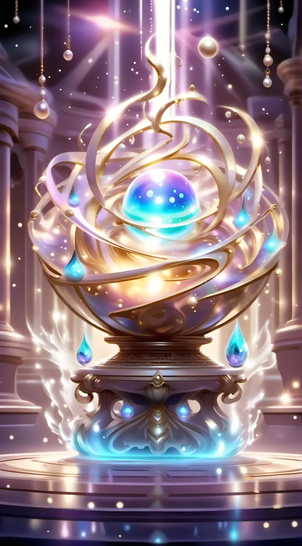 ai character: pearl of power background