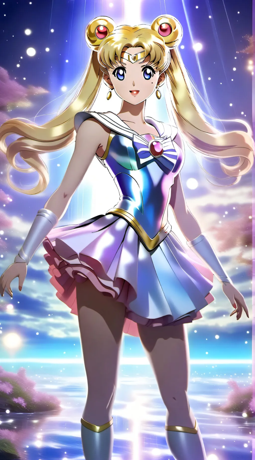ai character: Usagi tsukino  background