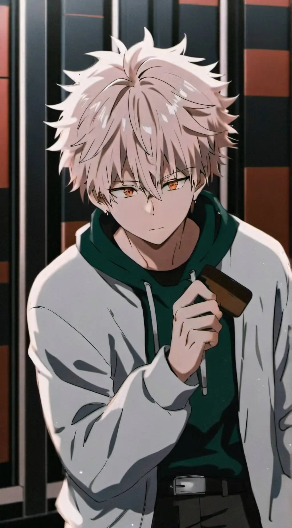 ai character: <Bakugo> background