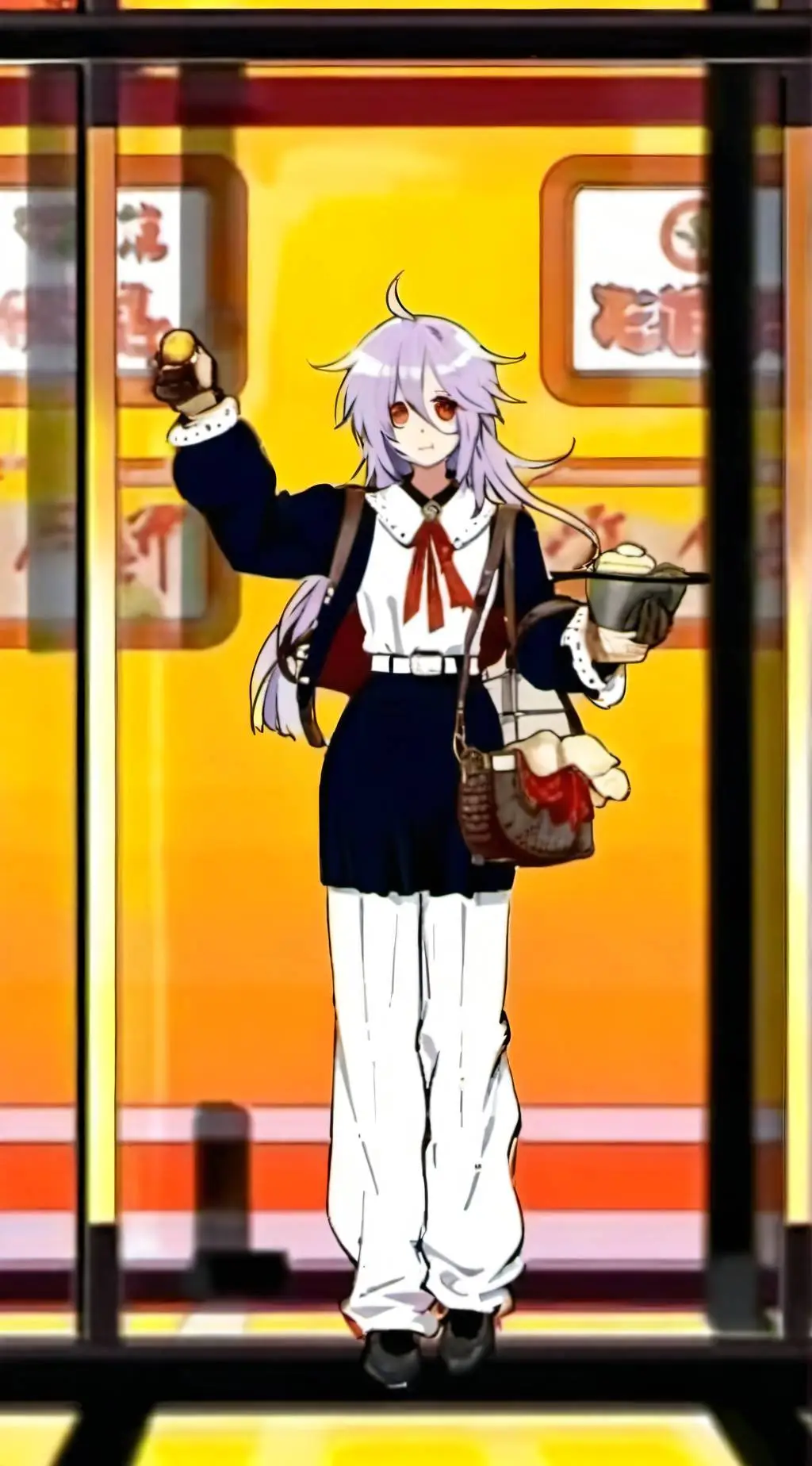 ai character: lucky star background