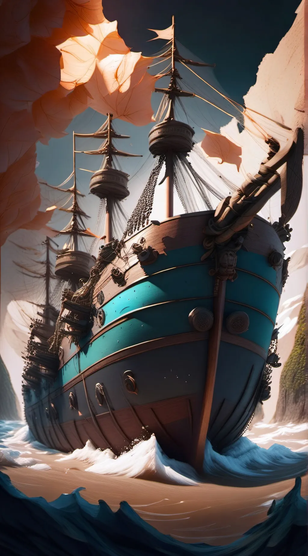 ai character: straw hats lab background