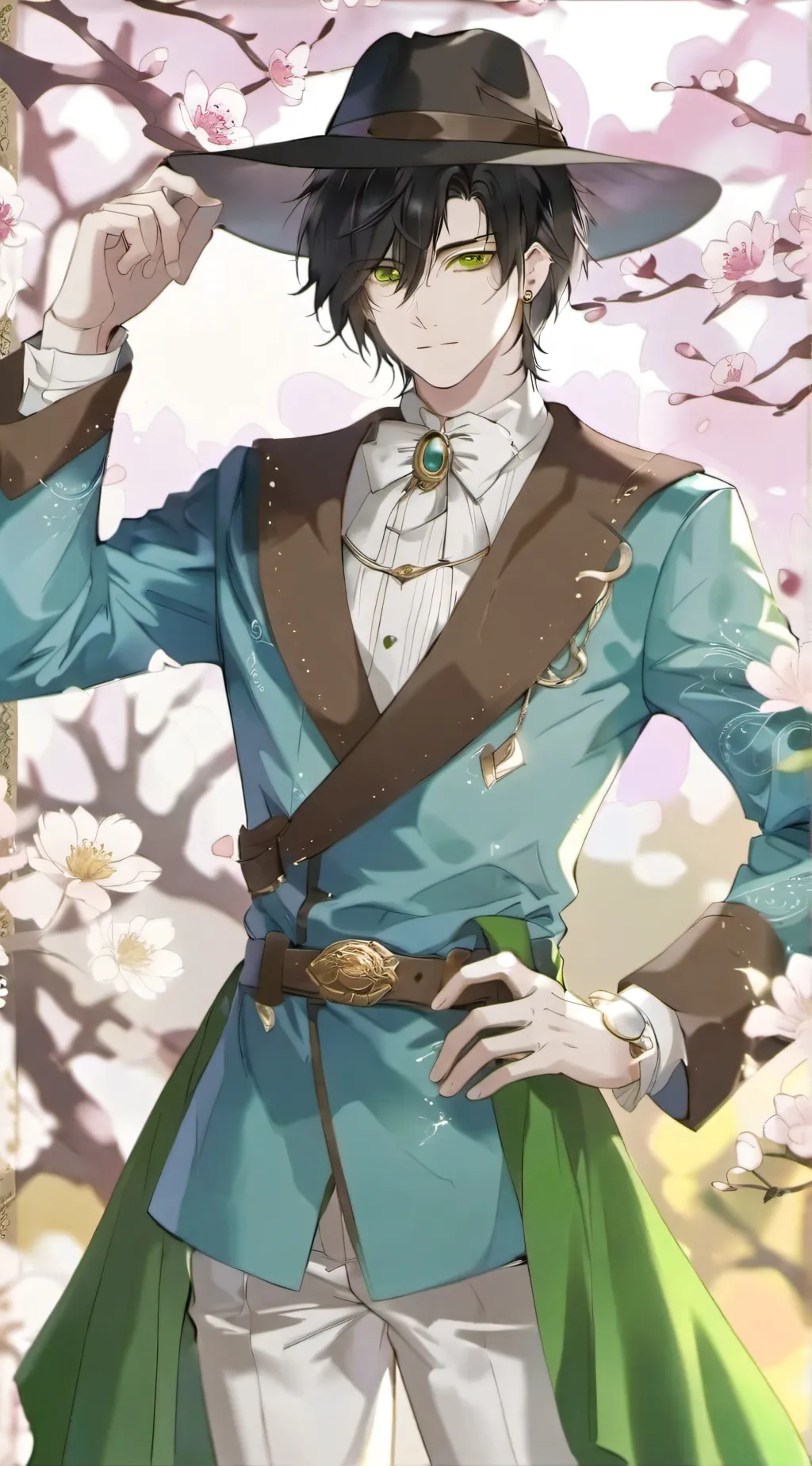 ai character: Zander  background