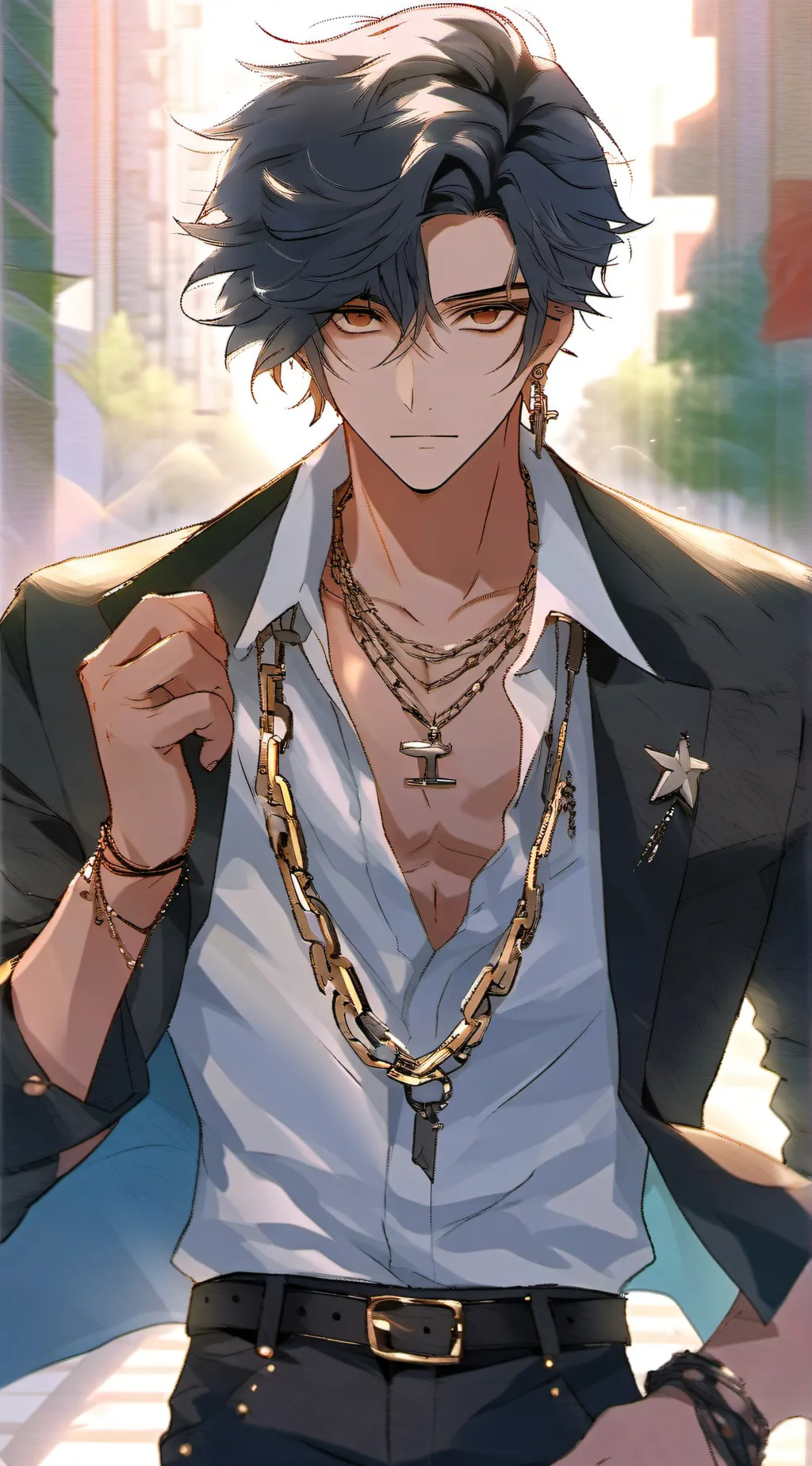 ai character: Ezra j background
